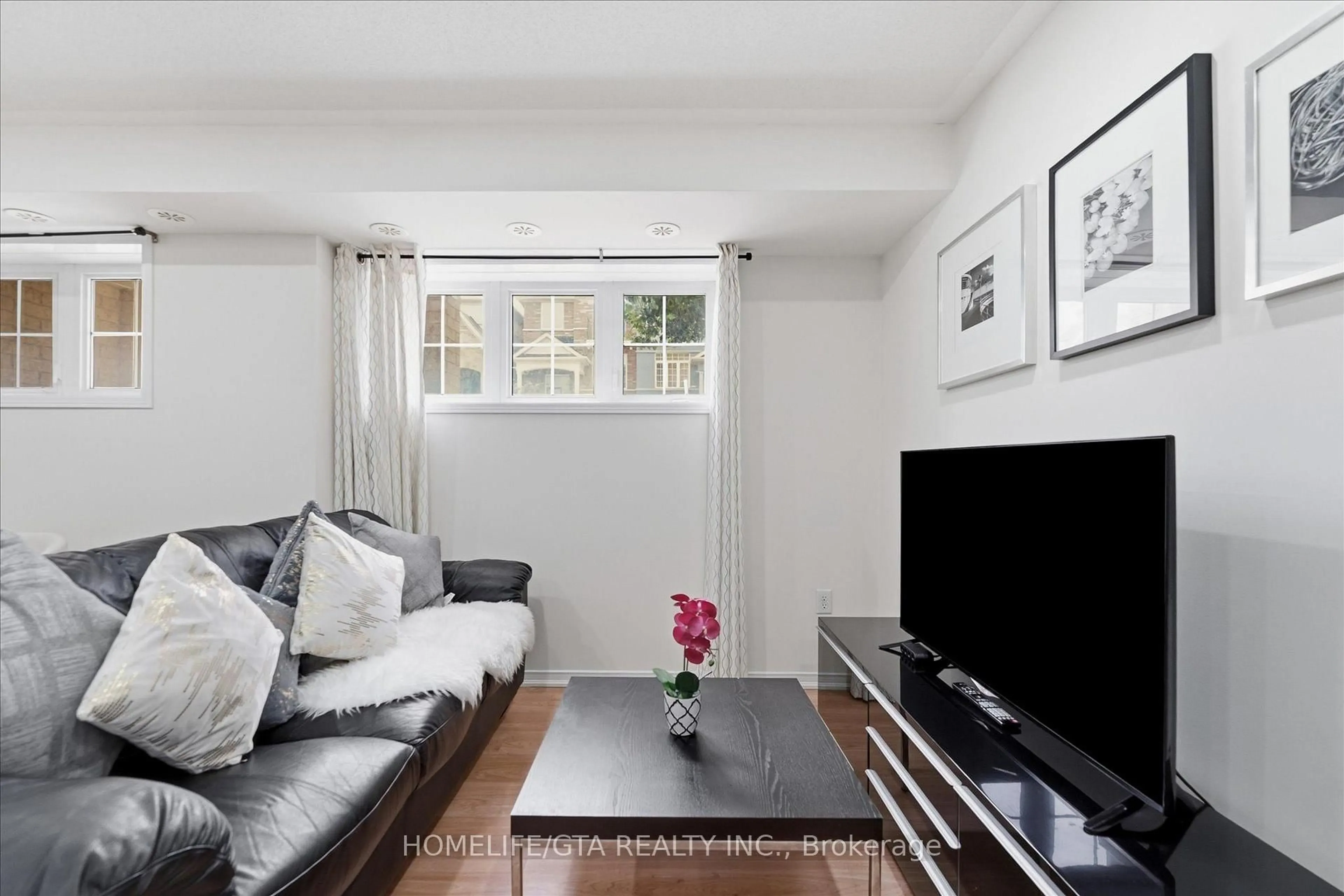 Living room with furniture, unknown for 157 Isaac Devins Blvd #3, Toronto Ontario M9M 0C5