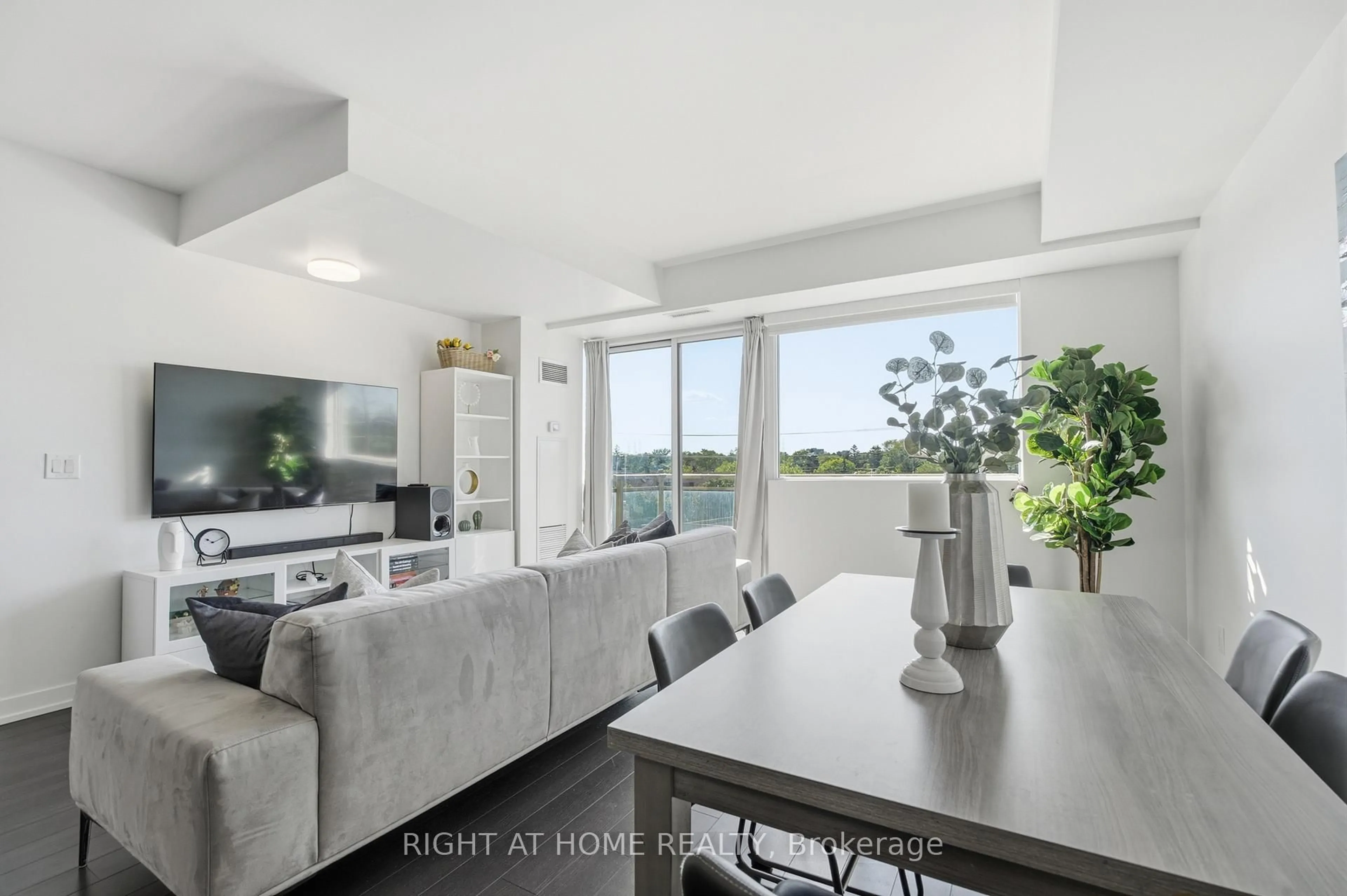 Open concept kitchen, unknown for 5101 Dundas St #411, Toronto Ontario M9A 5G8
