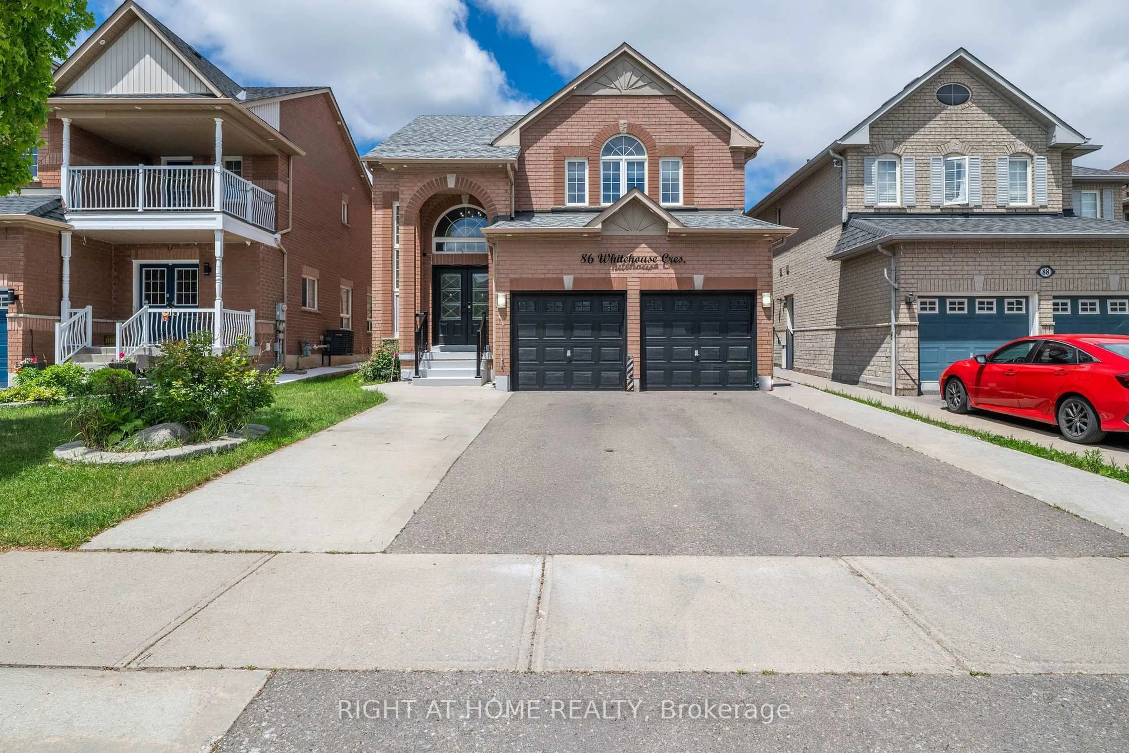 Home with brick exterior material, street for 86 Whitehouse Cres, Brampton Ontario L6P 1L6