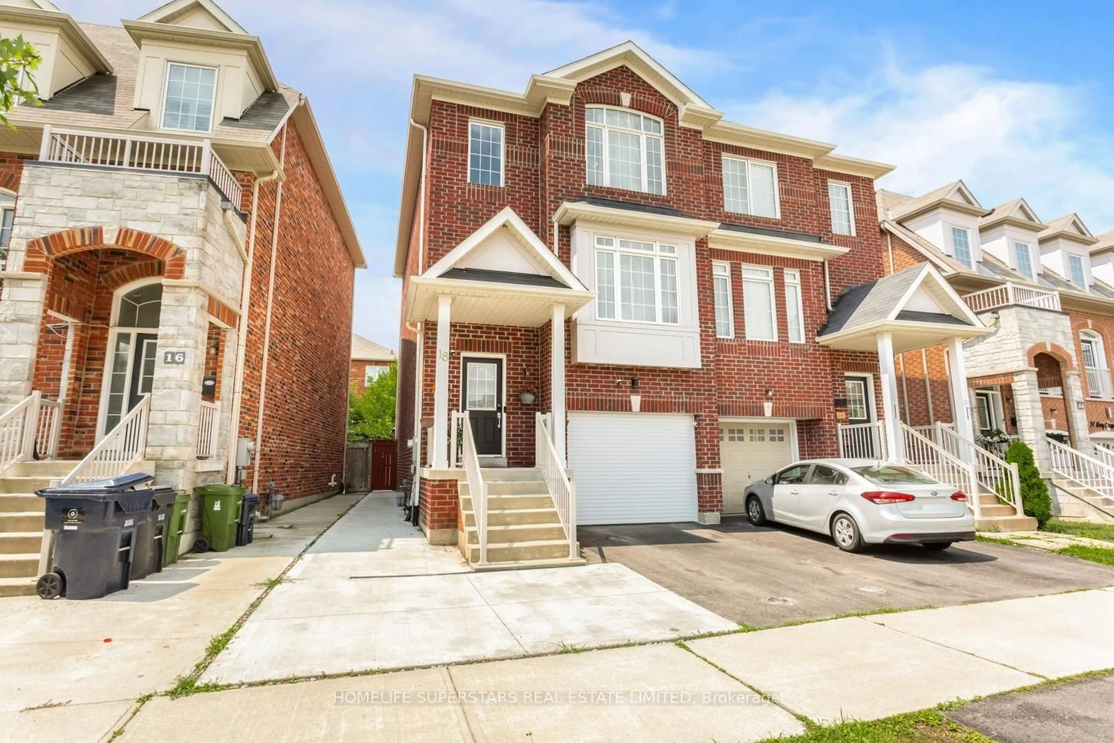 Home with brick exterior material, street for 18 Mary Chapman Blvd, Toronto Ontario M9M 0B2