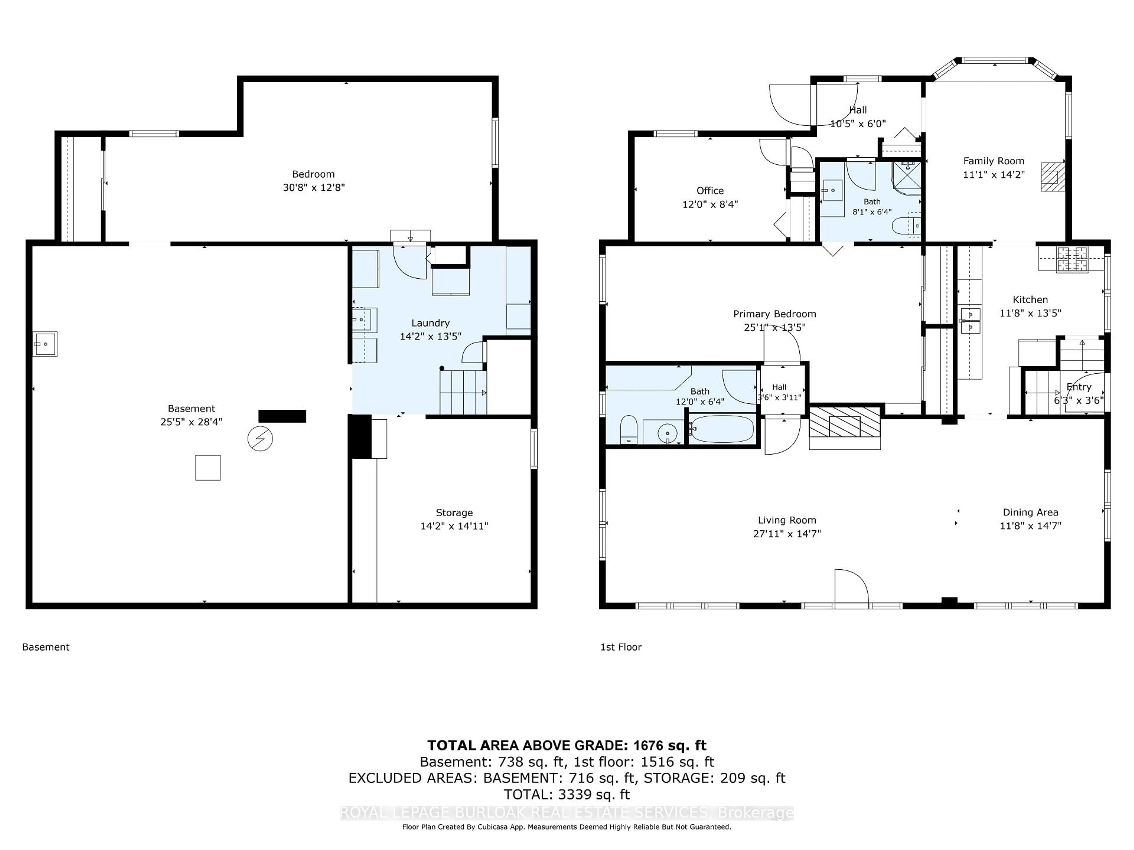 Floor plan for 569 Locust St, Burlington Ontario L7S 1V7