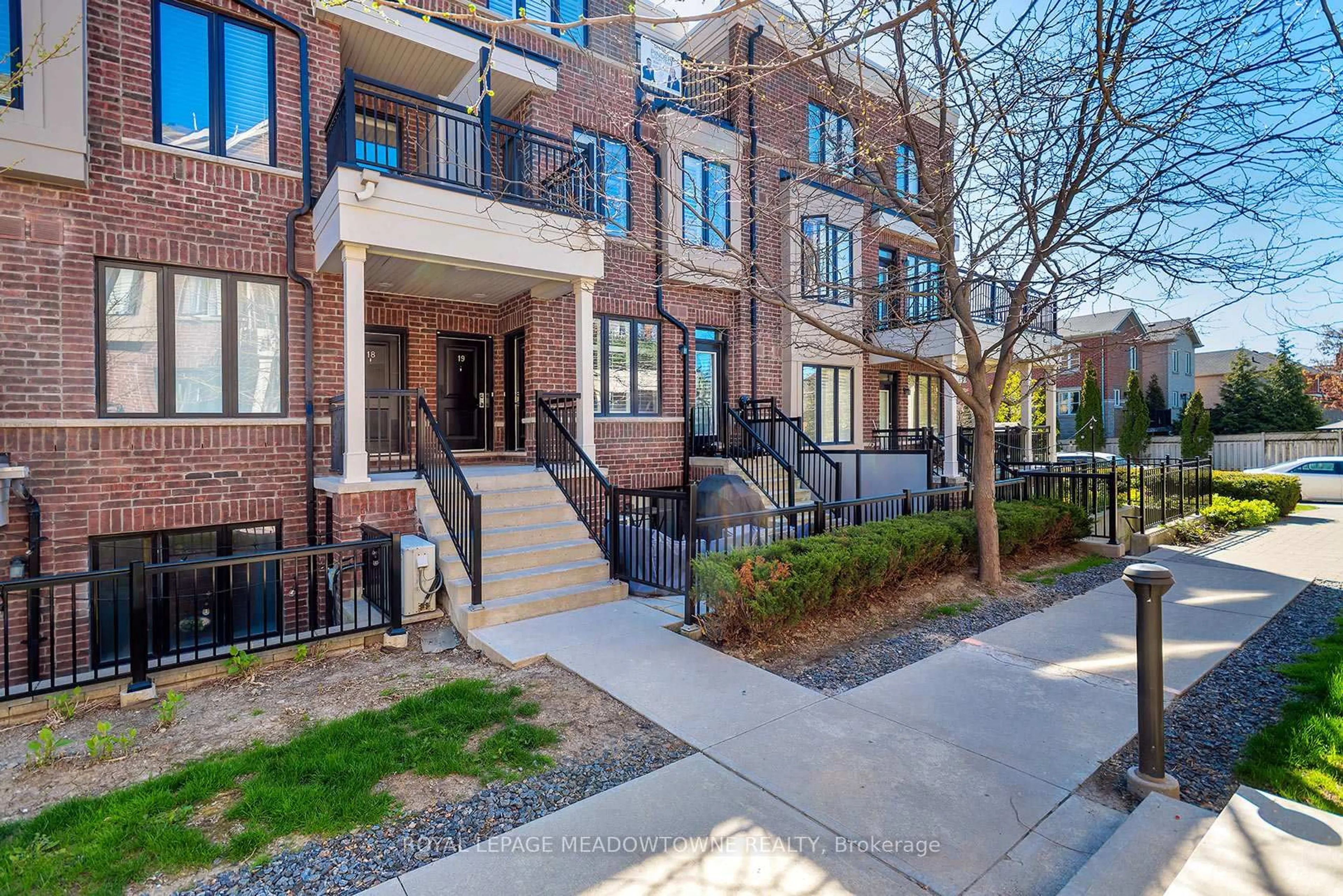 Home with brick exterior material, street for 10 Carnation Ave #19, Toronto Ontario M8V 0B8