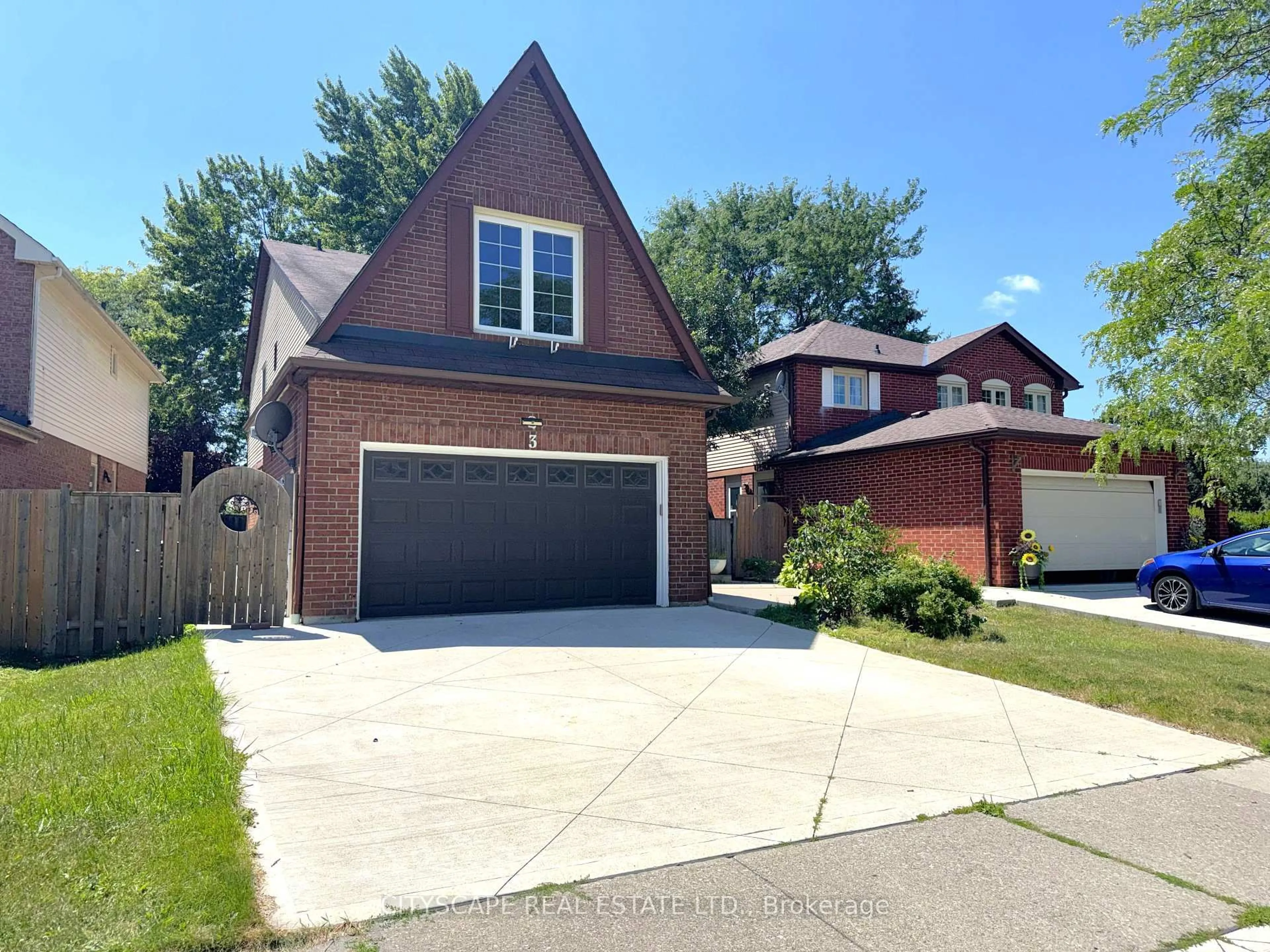 Home with brick exterior material, street for 3 Gervais Dr, Brampton Ontario L6Y 2V3