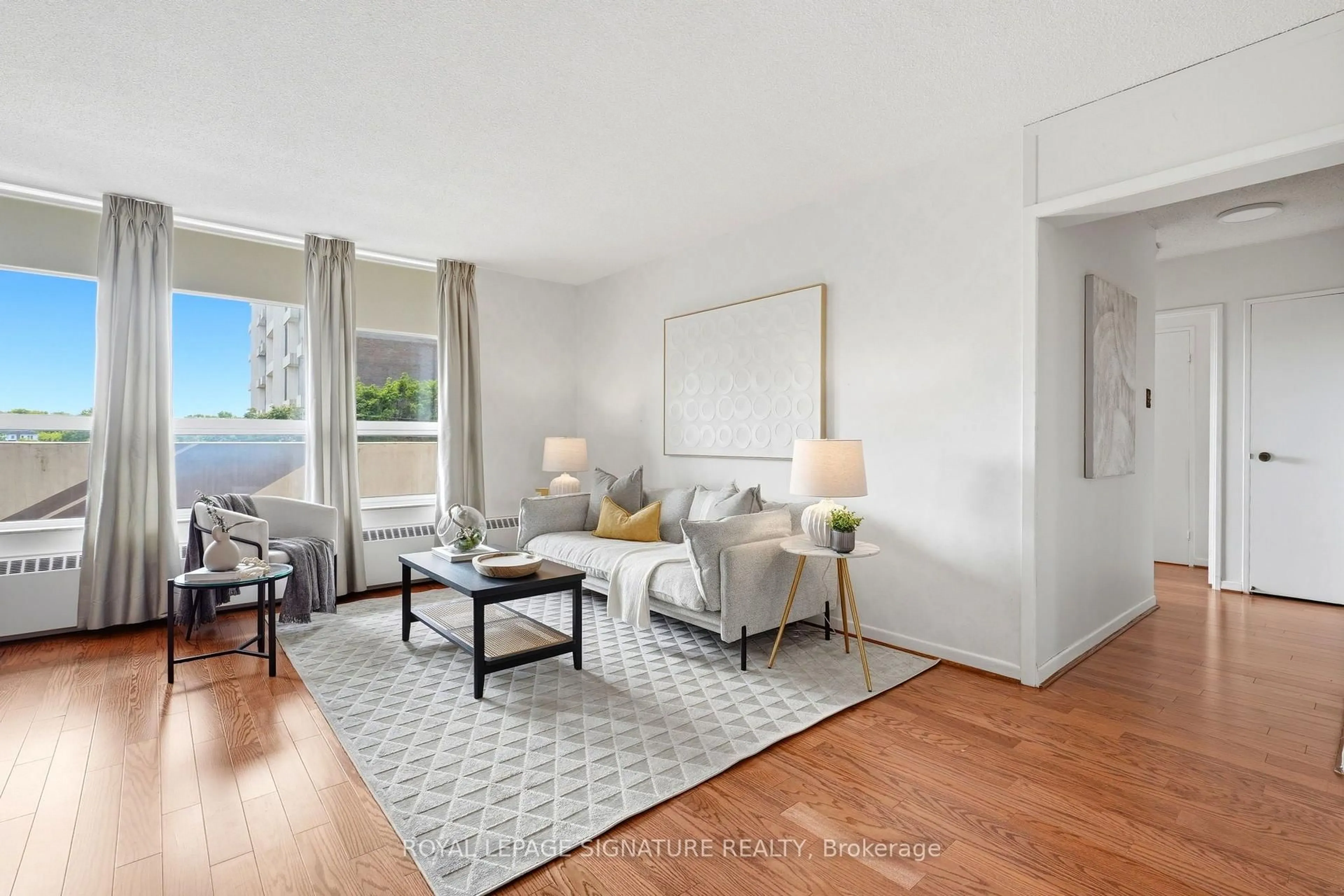 Living room with furniture, unknown for 45 Southport St #502, Toronto Ontario M6S 3N5