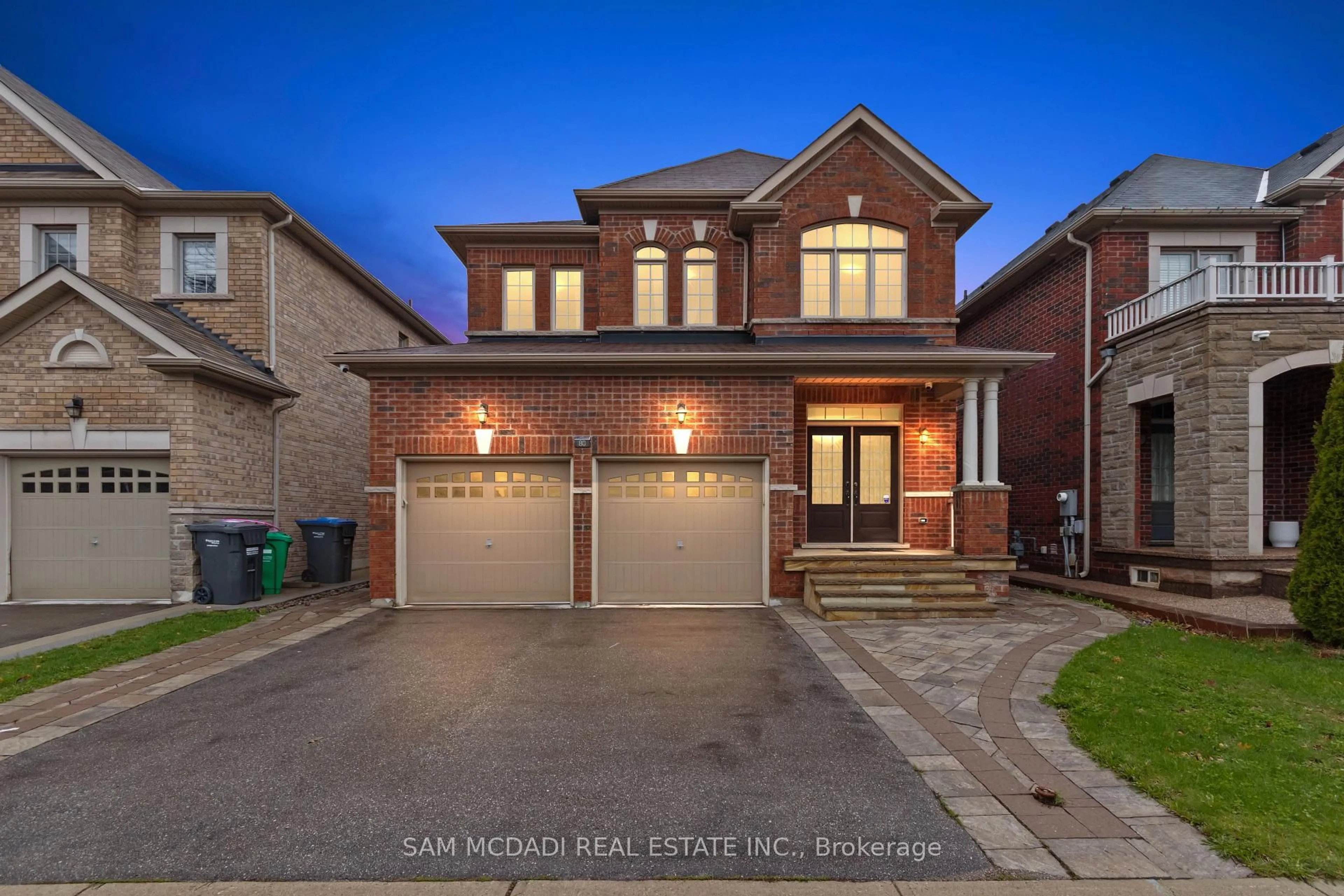 Home with brick exterior material, street for 80 Durango Dr, Brampton Ontario L6X 5G9