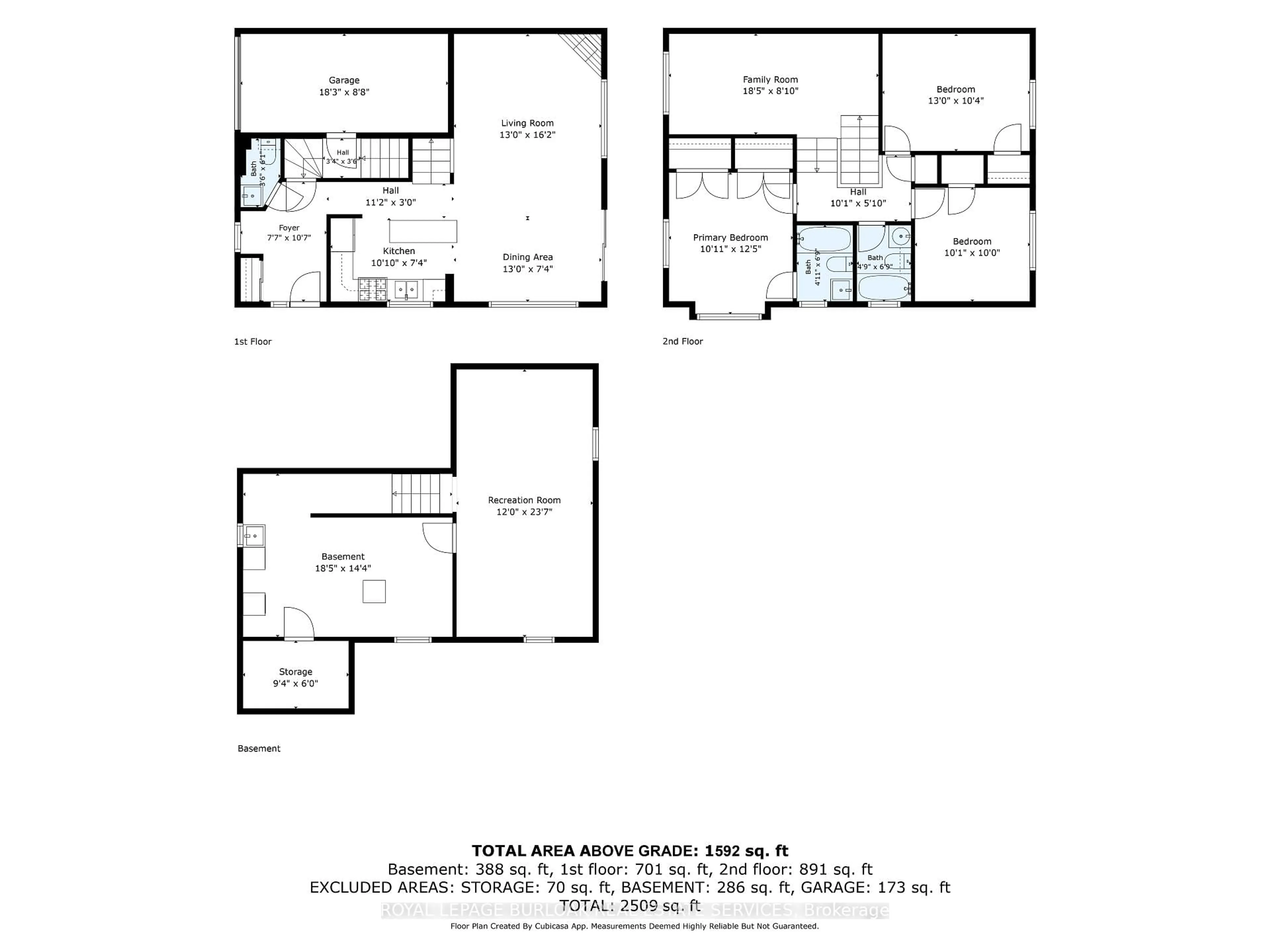 Floor plan for 2010 Grovetree Lane, Burlington Ontario L7R 4V4