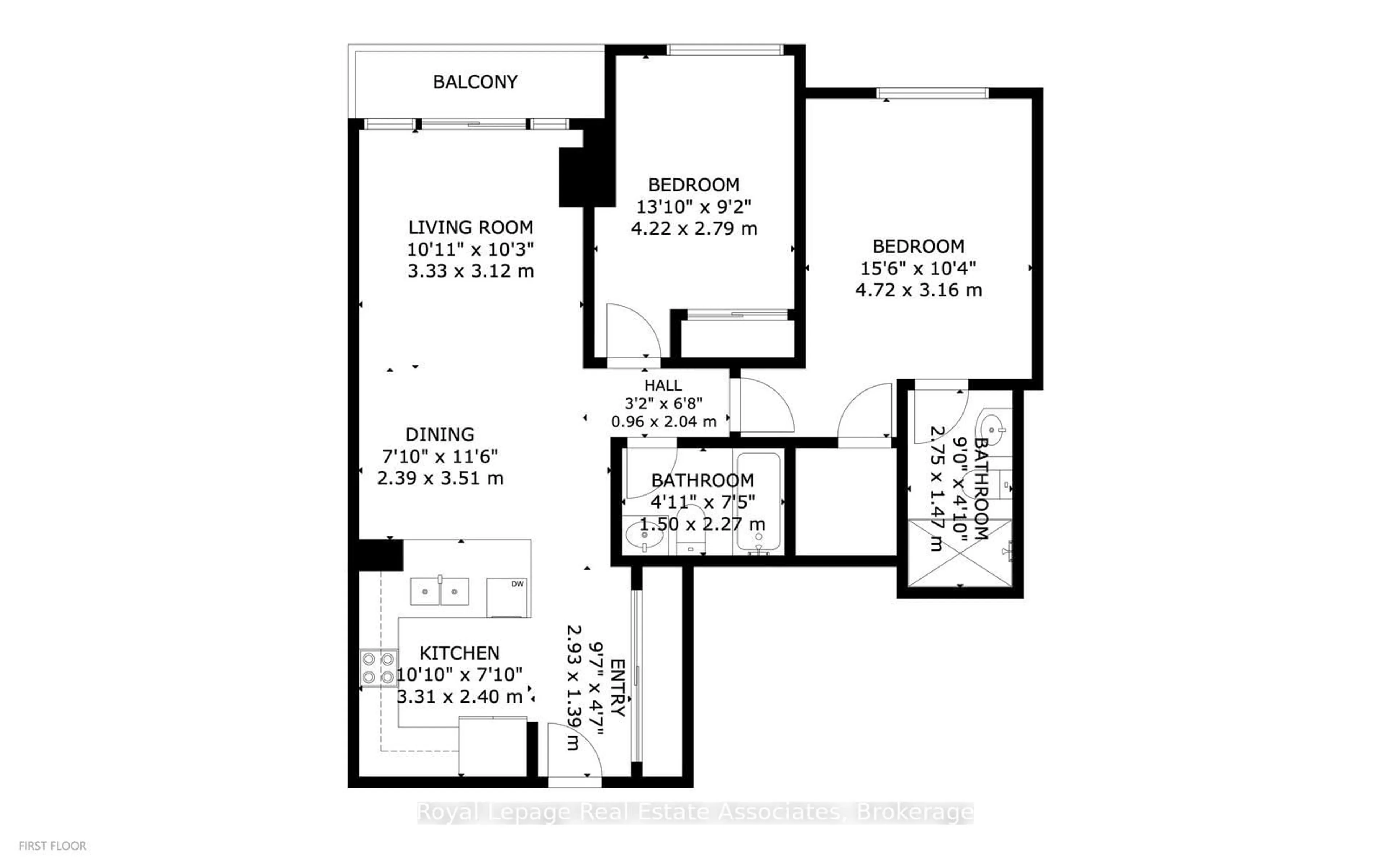 Floor plan for 2565 Erin Centre Blvd #PH7, Mississauga Ontario L5M 6Z8