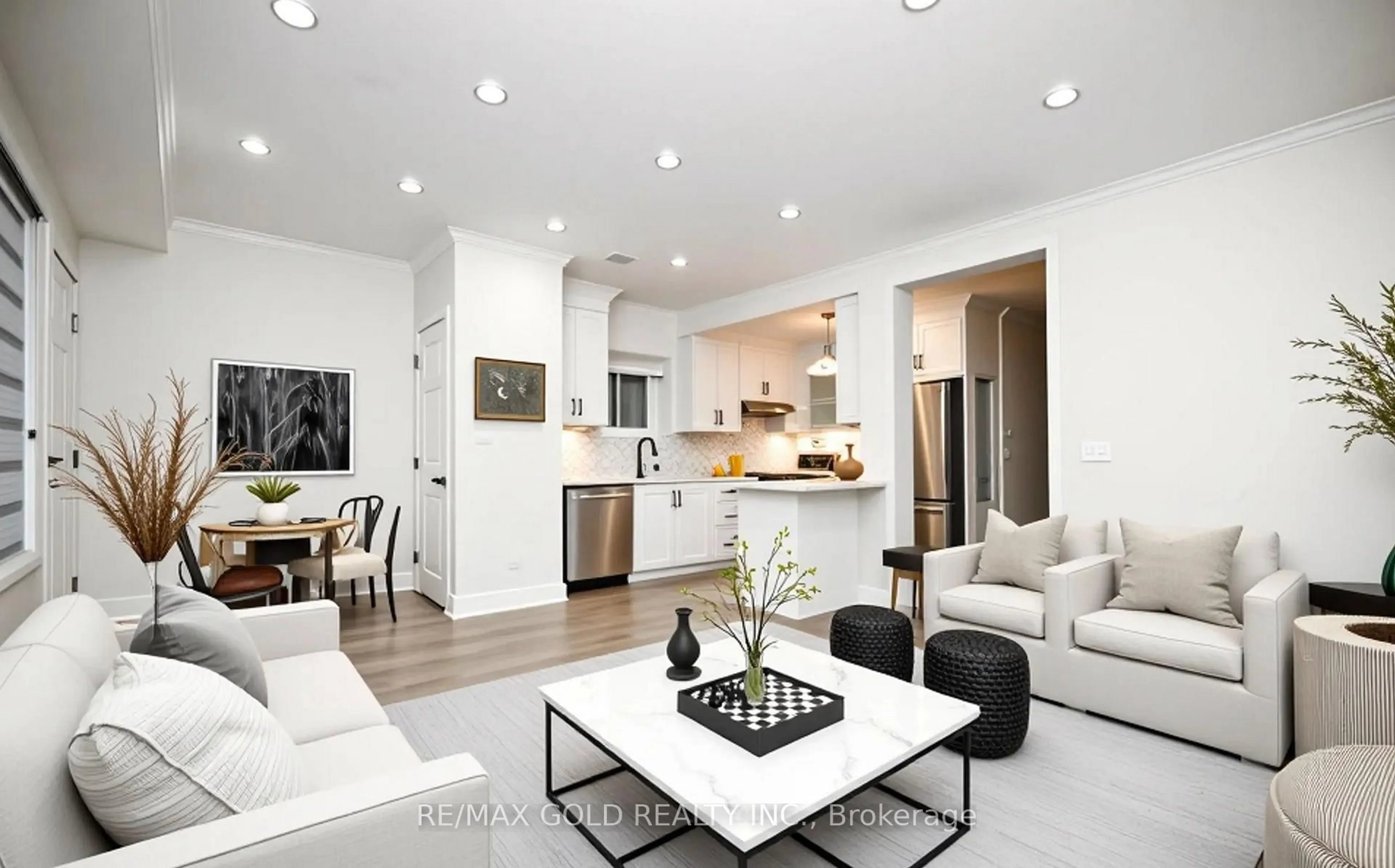 Open concept kitchen, unknown for 4 Adamson St, Halton Hills Ontario L0P 0A2