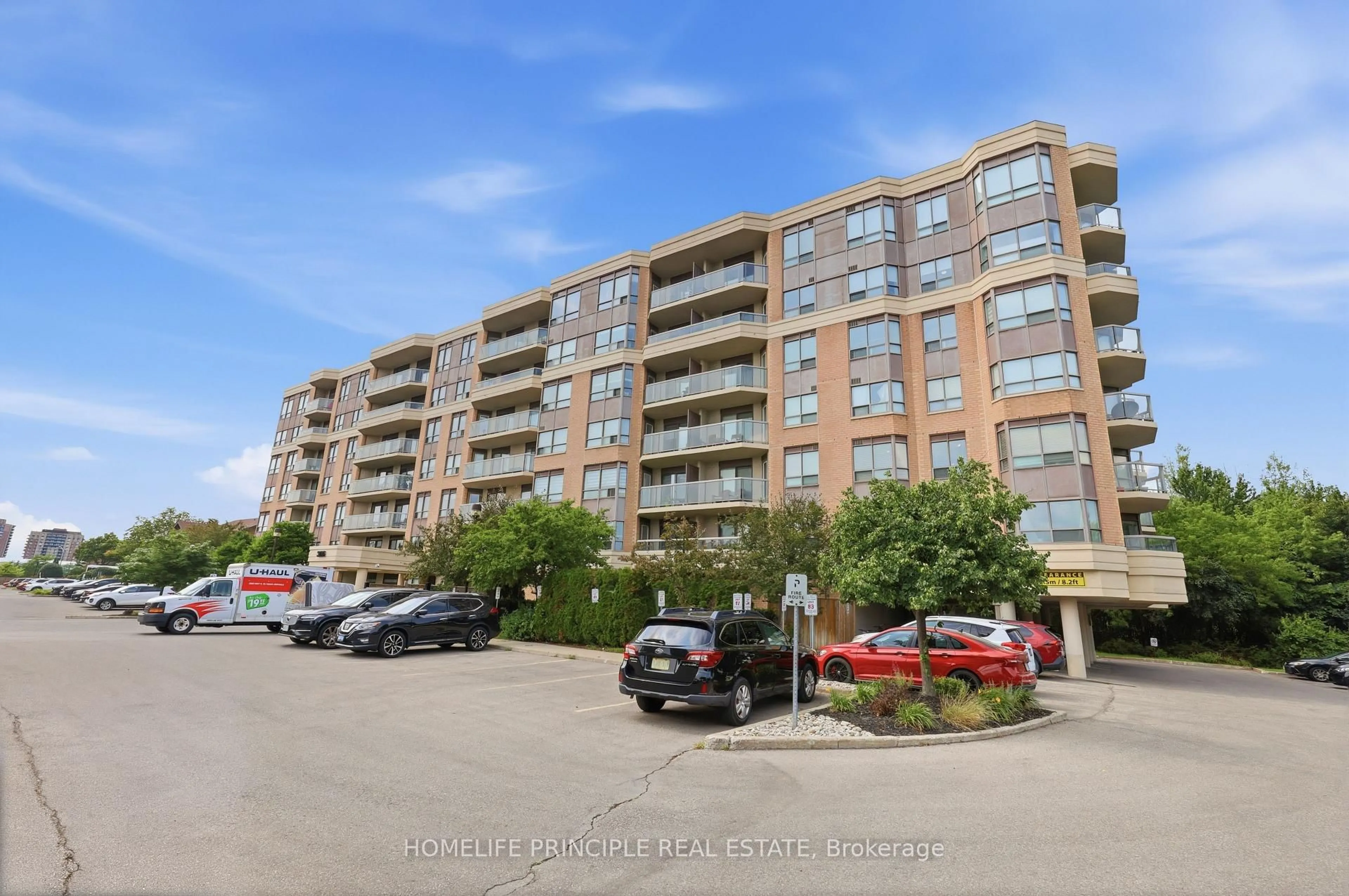 A pic from outside/outdoor area/front of a property/back of a property/a pic from drone, street for 300 Ray Lawson Blvd #201, Brampton Ontario L6Y 5H5