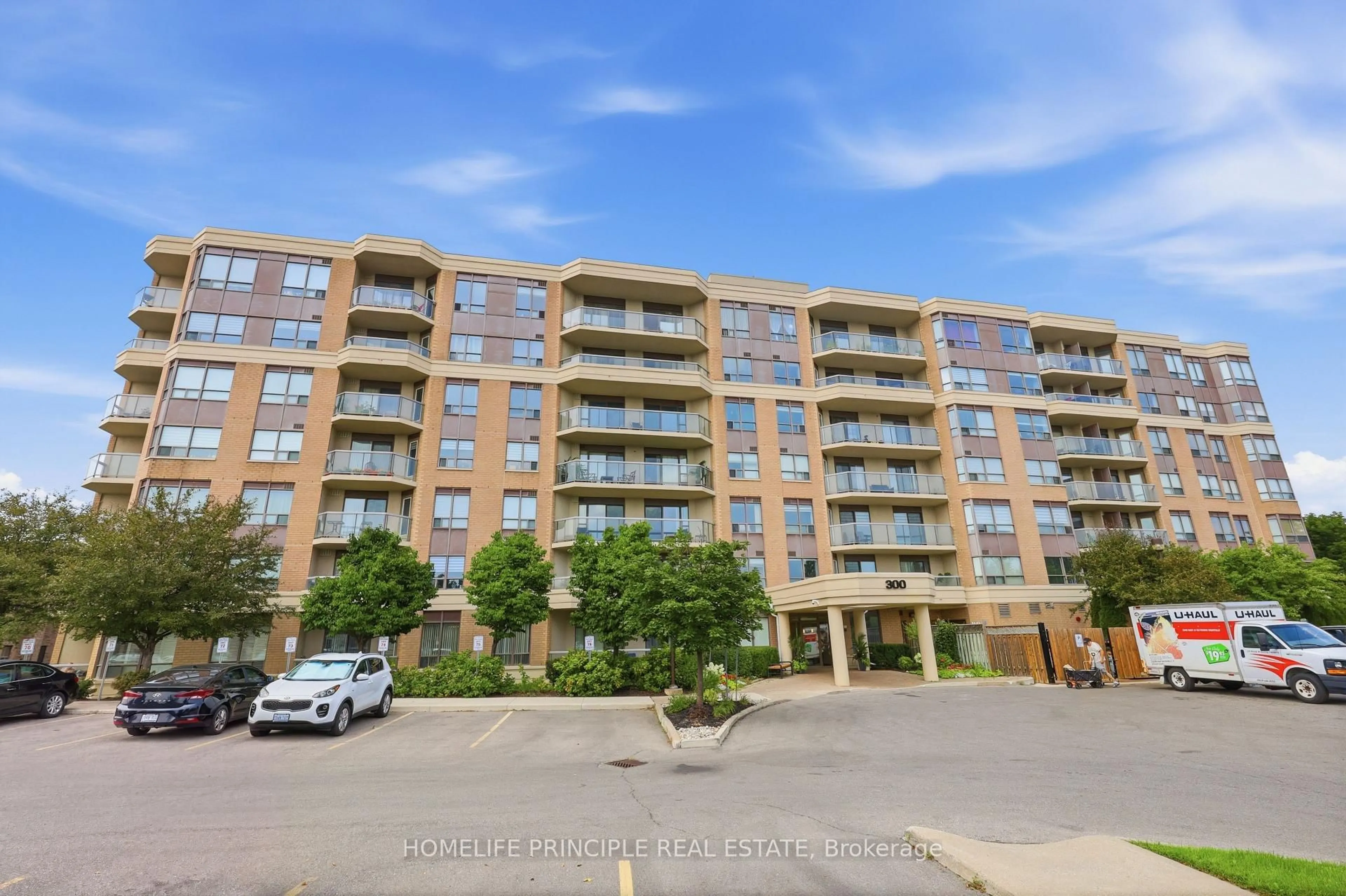 A pic from outside/outdoor area/front of a property/back of a property/a pic from drone, building for 300 Ray Lawson Blvd #201, Brampton Ontario L6Y 5H5