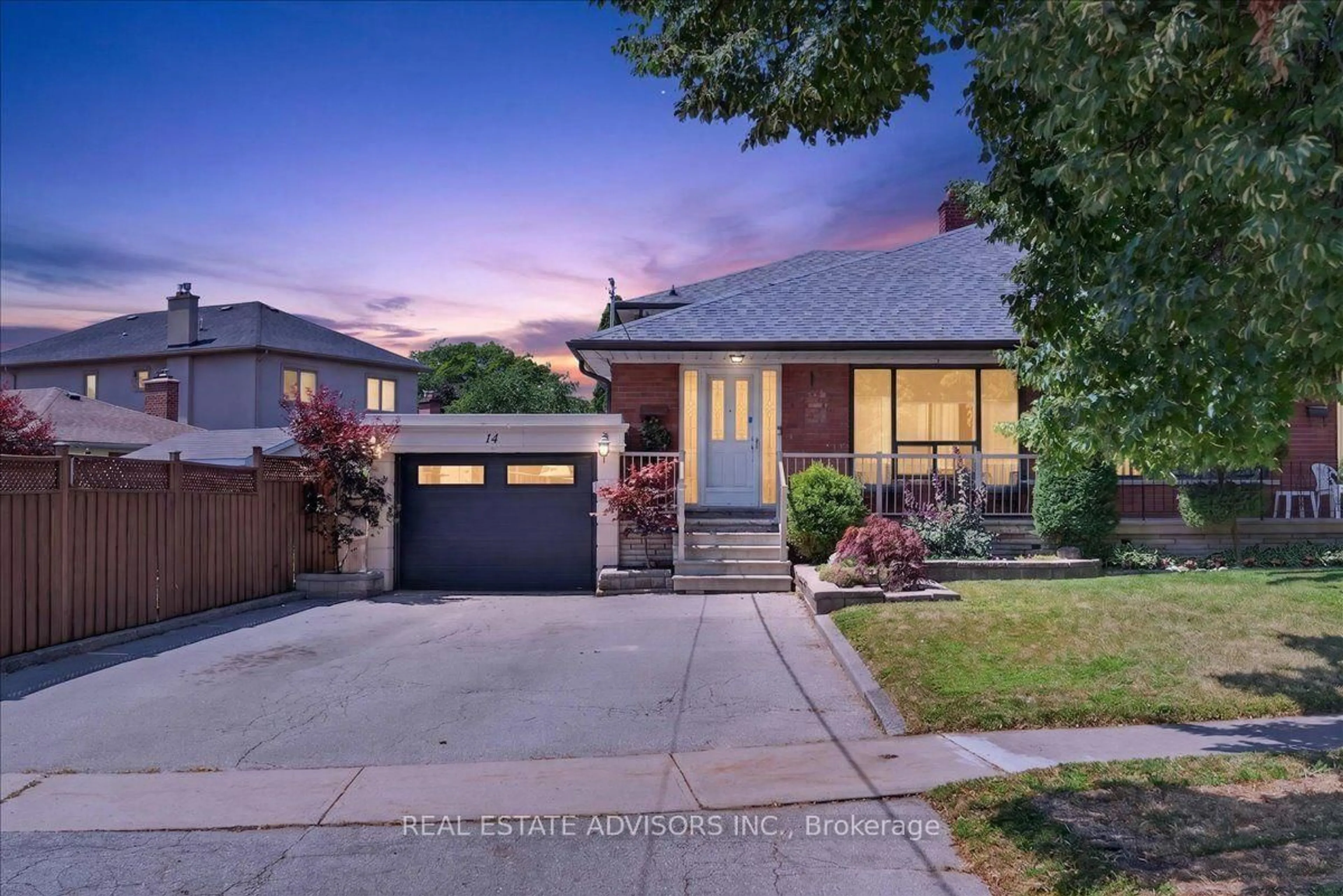 Home with brick exterior material, street for 14 Grampian Cres, Toronto Ontario M9L 2L3