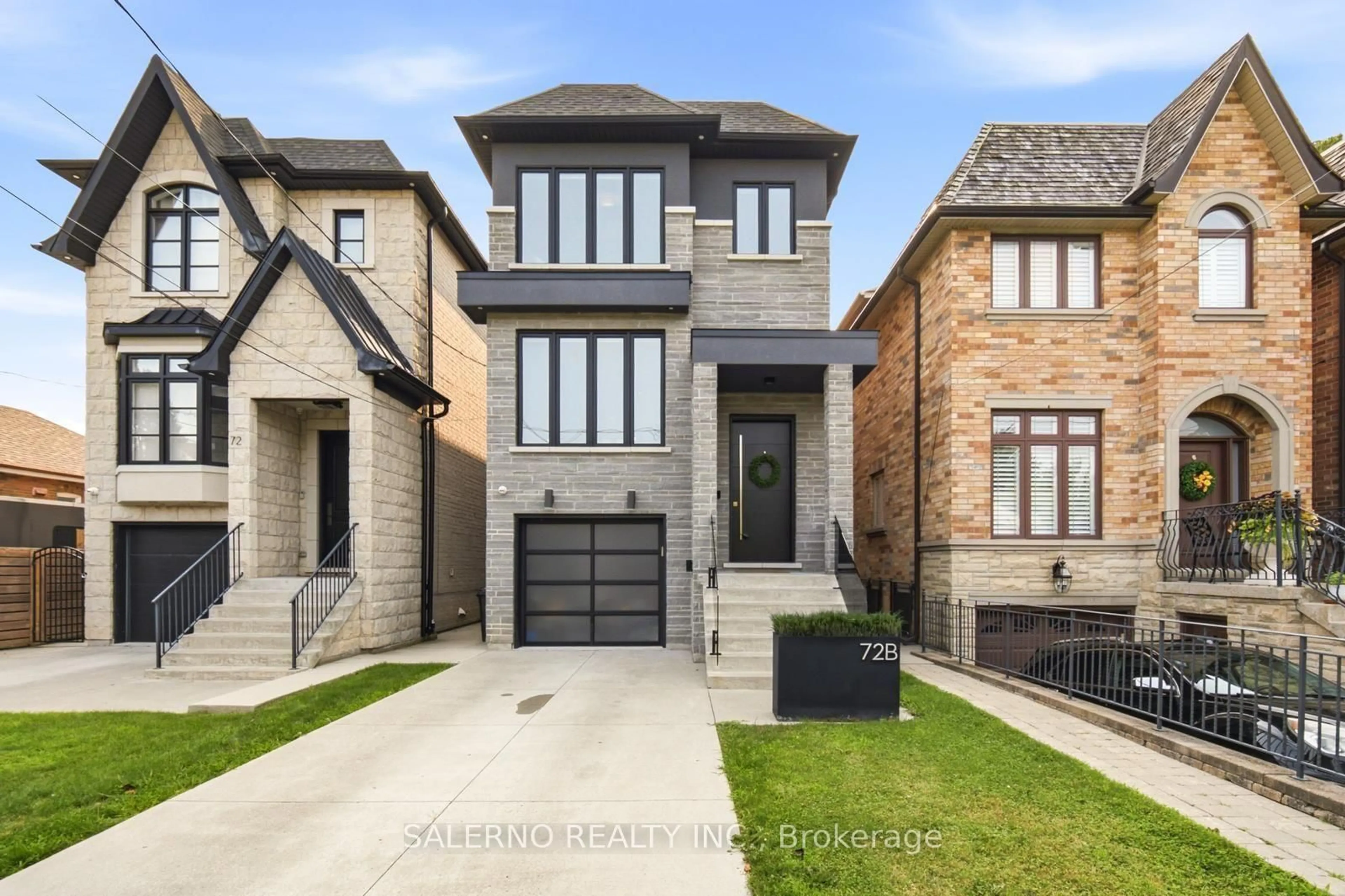 Home with brick exterior material, street for 72 Renfield St #B, Toronto Ontario M6M 4V7