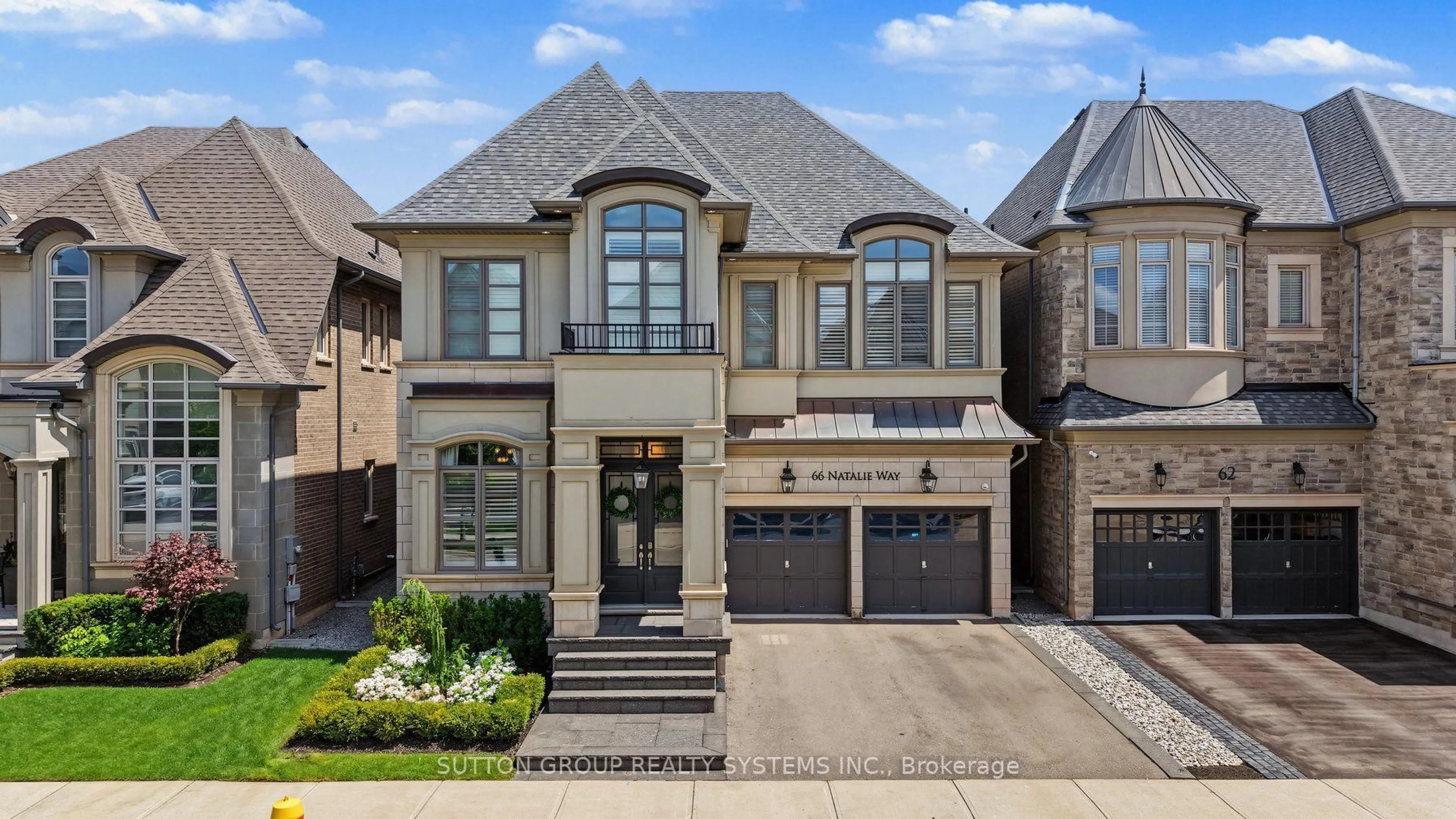 Home with brick exterior material, street for 66 Natalie Way, Oakville Ontario L6H 0V4