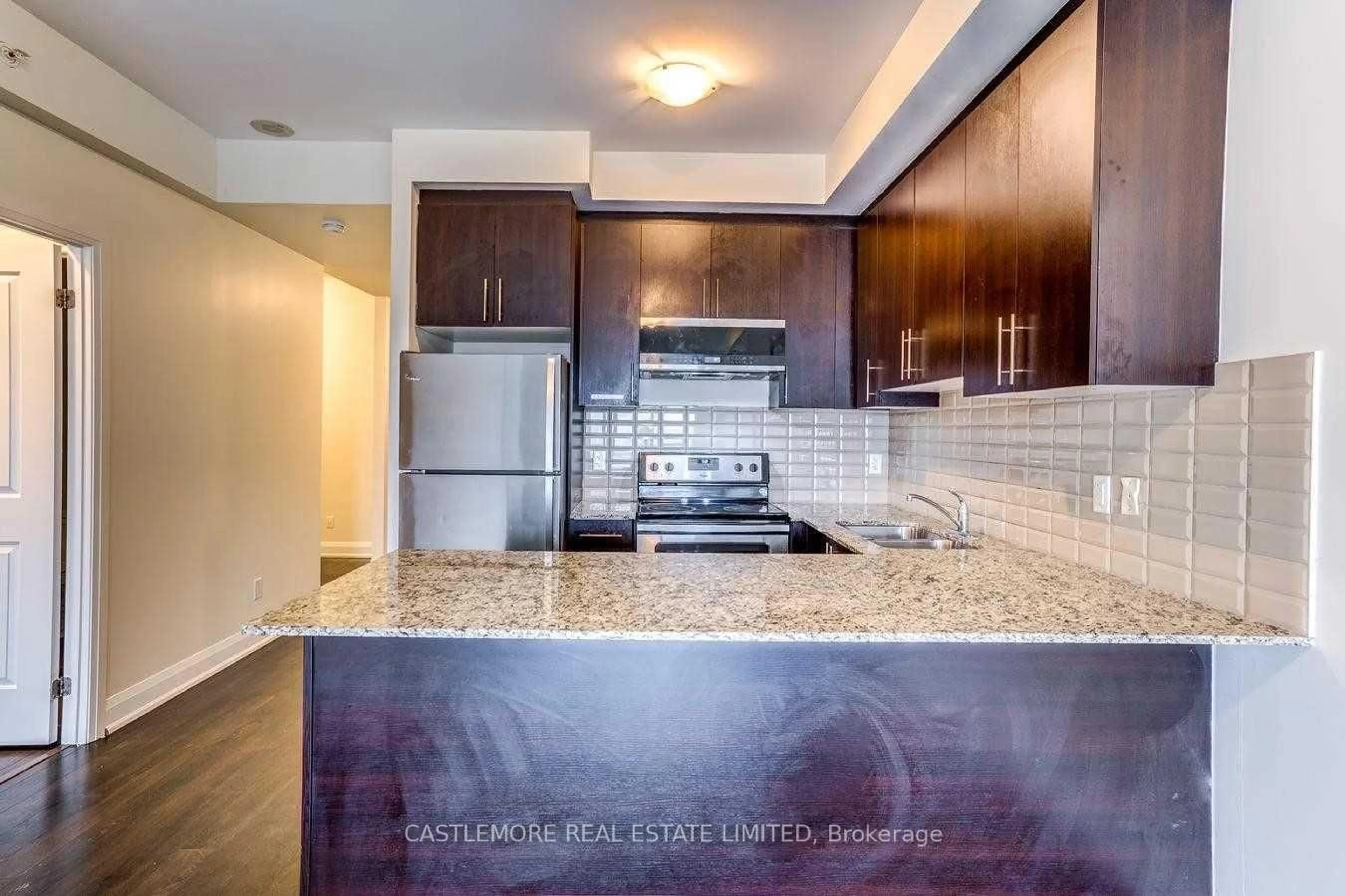 Standard kitchen, unknown for 55 Yorkland Blvd #1007, Brampton Ontario L7A 0A1
