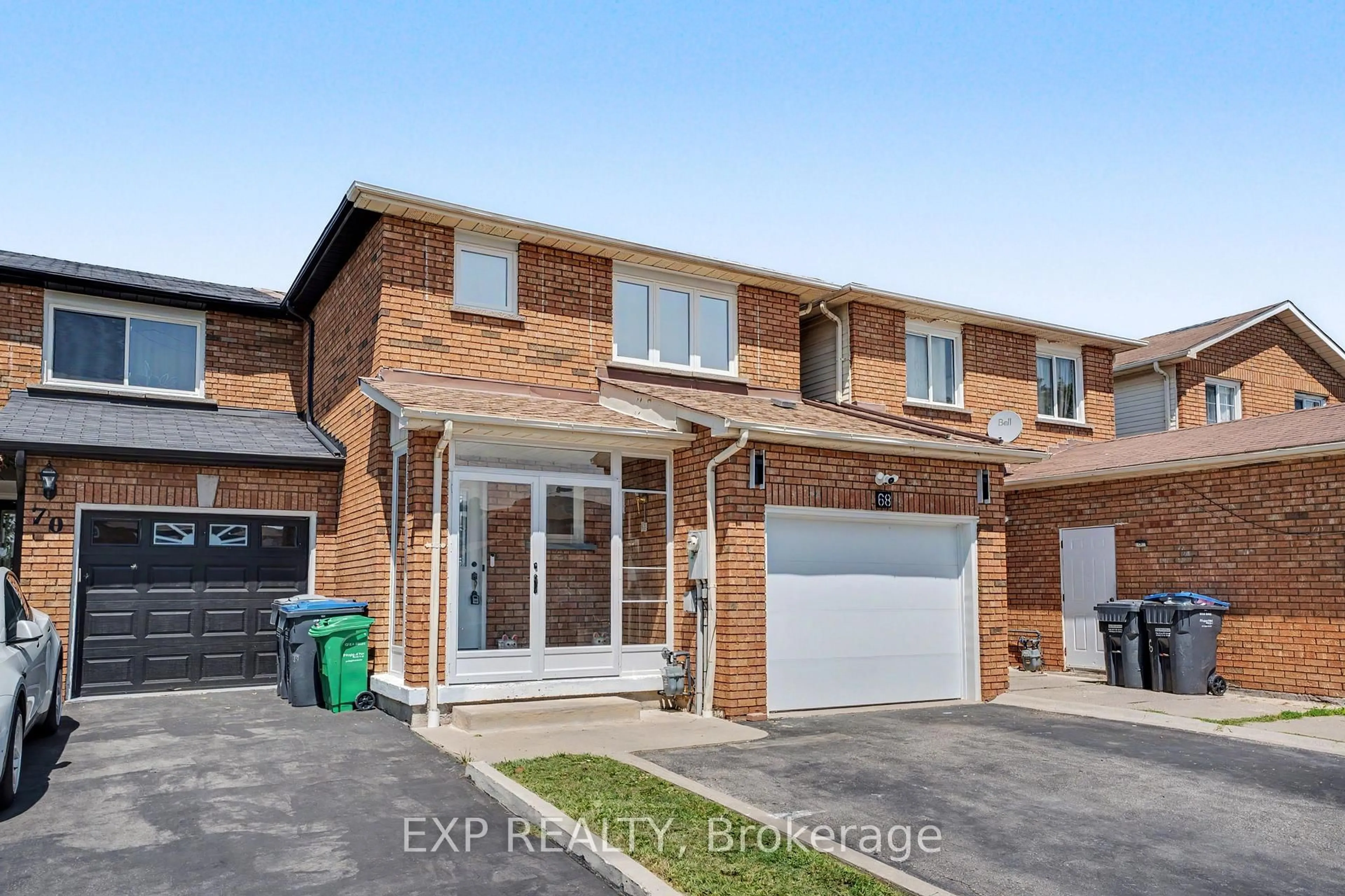Home with brick exterior material, street for 68 Tulip Dr, Brampton Ontario L6Y 3W7