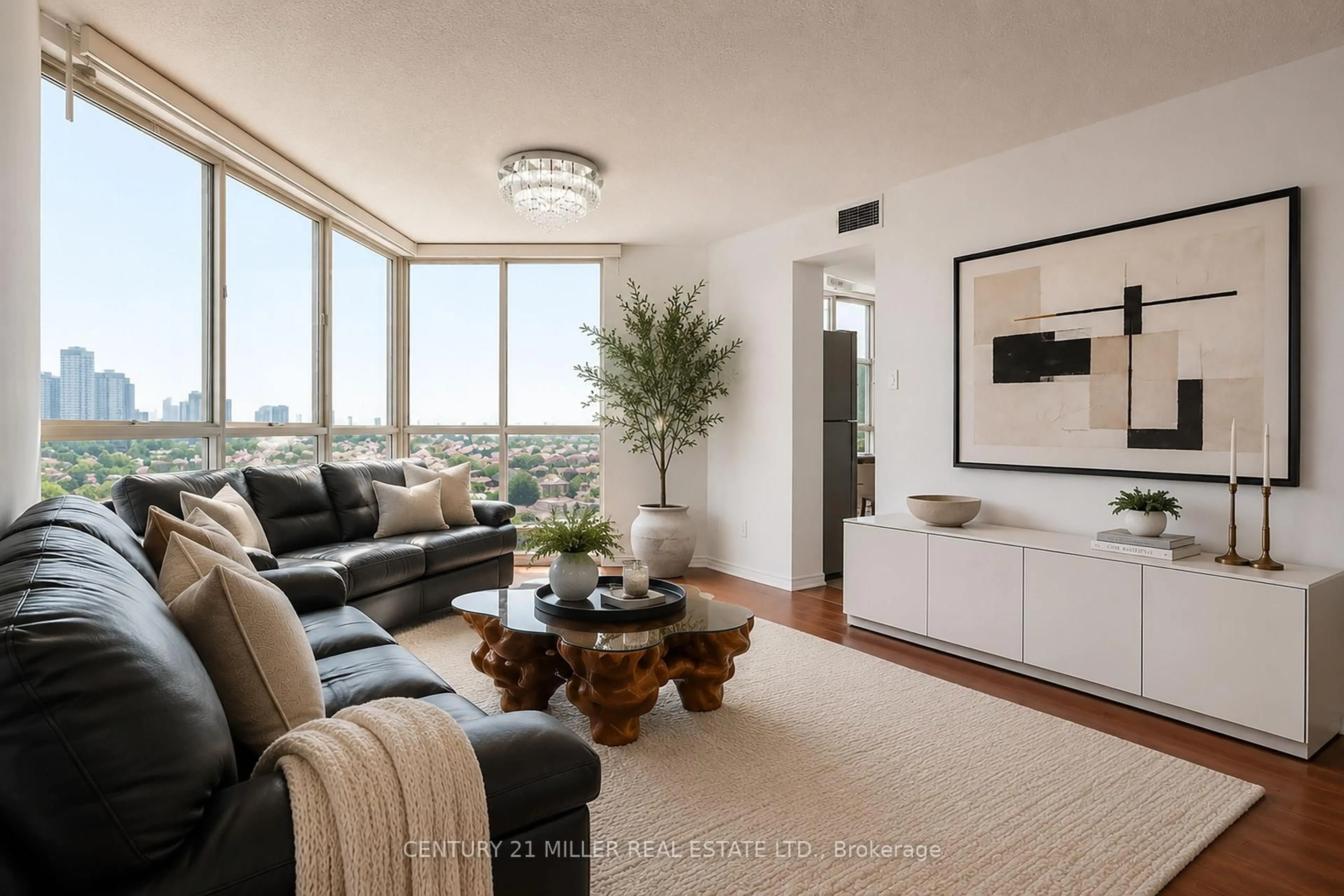 Living room with furniture, unknown for 55 Kingsbridge Garden Circ #909, Mississauga Ontario L5R 1Y1