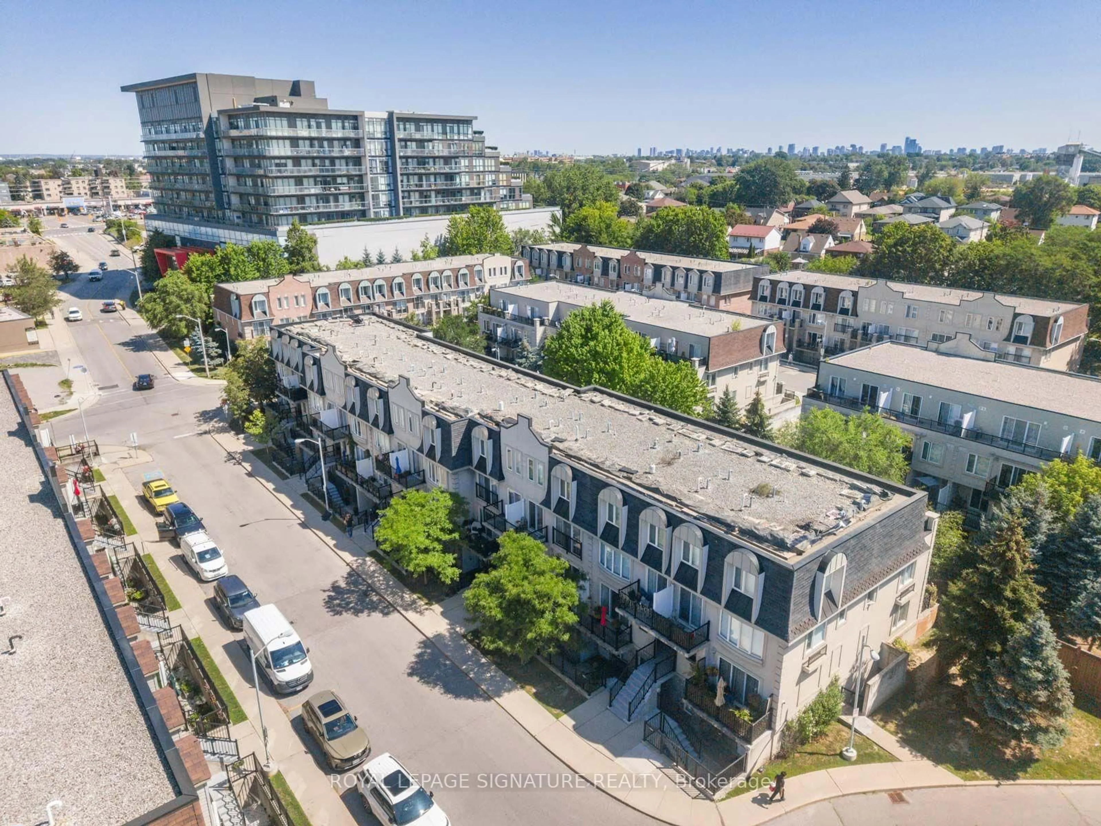 A pic from outside/outdoor area/front of a property/back of a property/a pic from drone, city buildings view from balcony for 65 George Appleton Way #2067, Toronto Ontario M3M 0A2