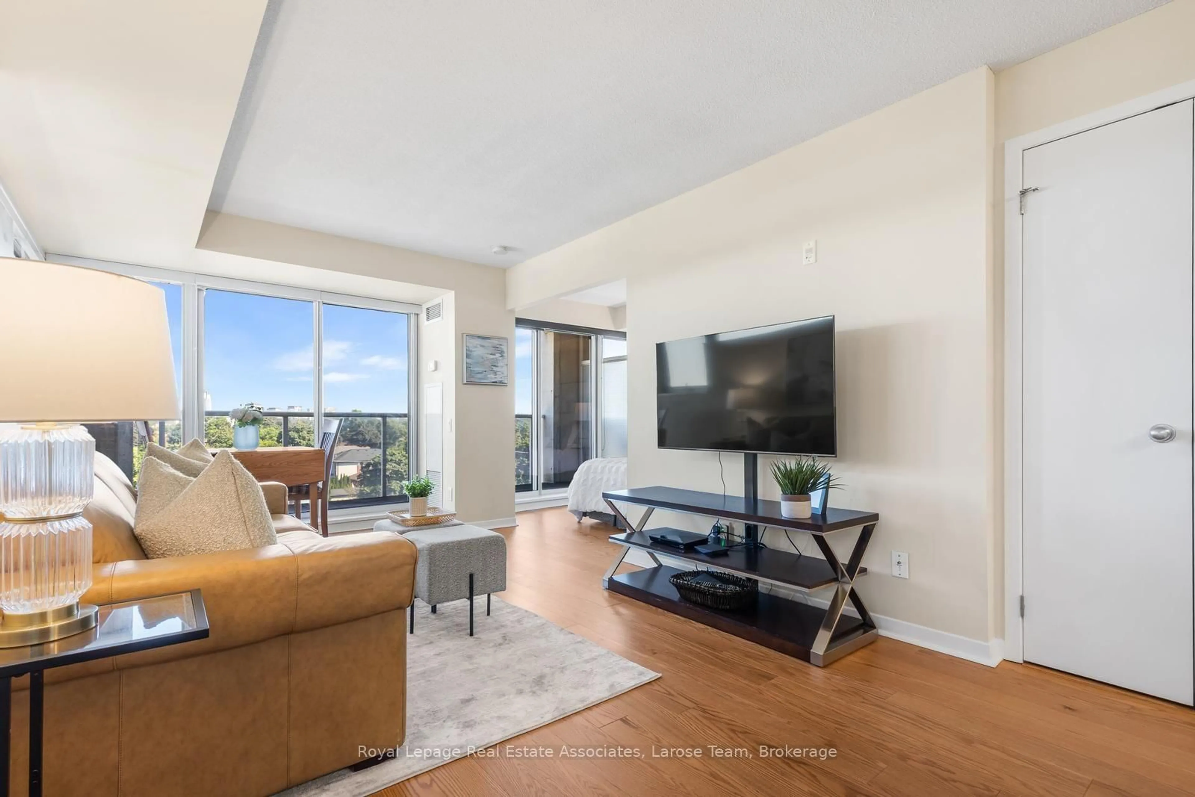 Living room with furniture, unknown for 1050 The Queensway #611, Toronto Ontario M8Z 0A8