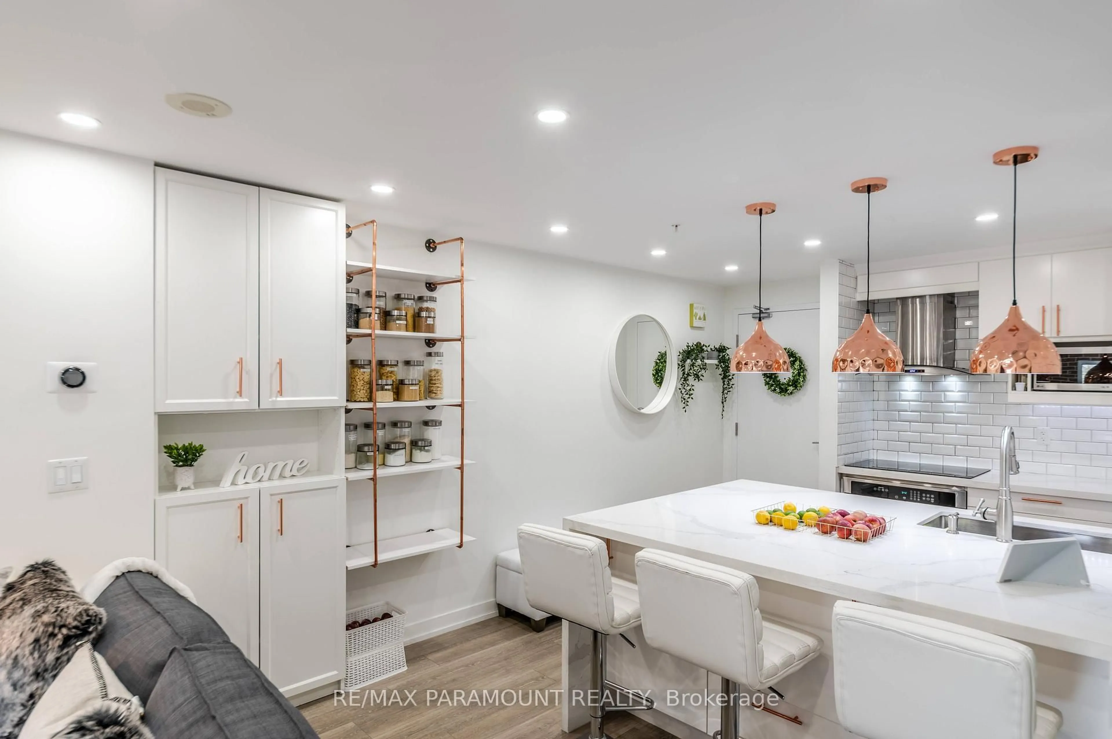 Contemporary kitchen, ceramic/tile floor for 1410 Dupont Rd #315, Toronto Ontario M6H 0B6