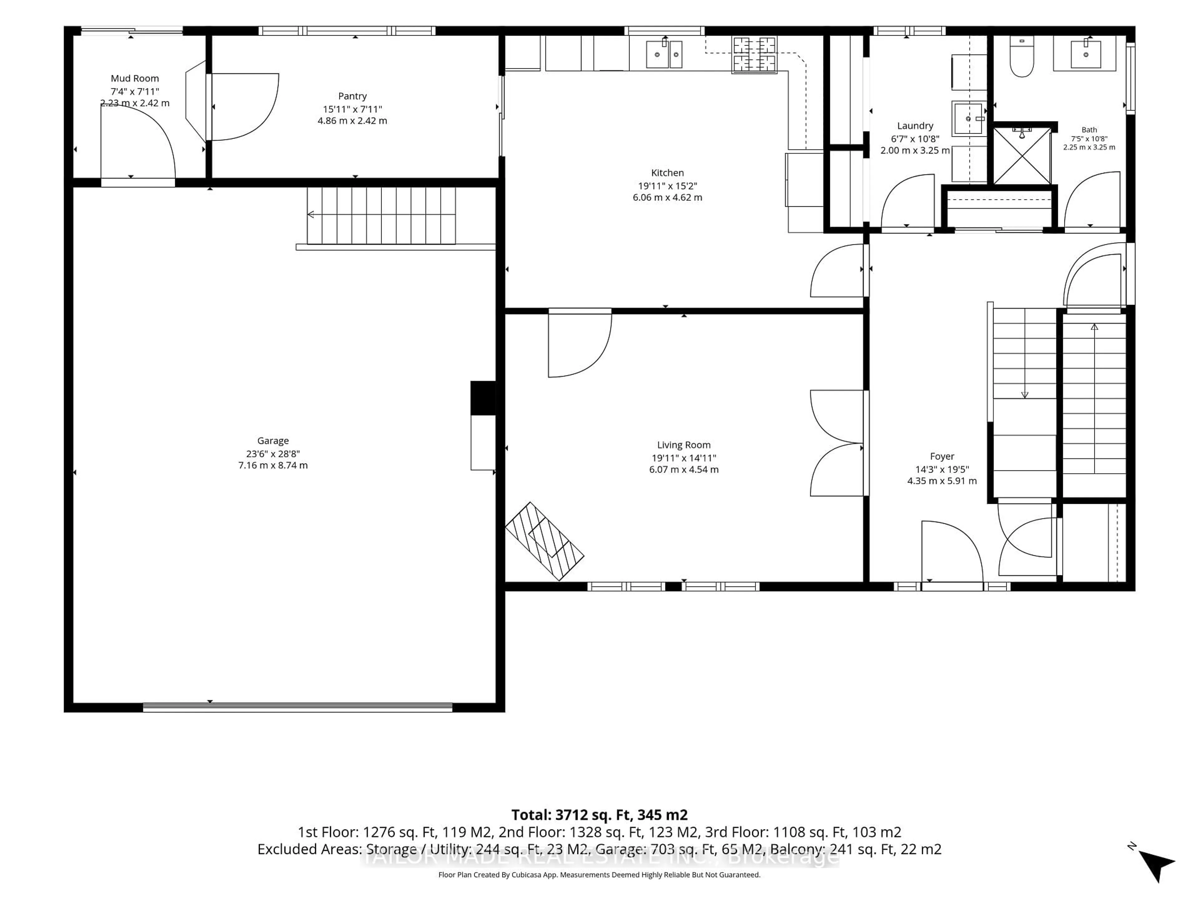 Floor plan for 13143 Heart Lake Rd, Caledon Ontario L7C 2K6