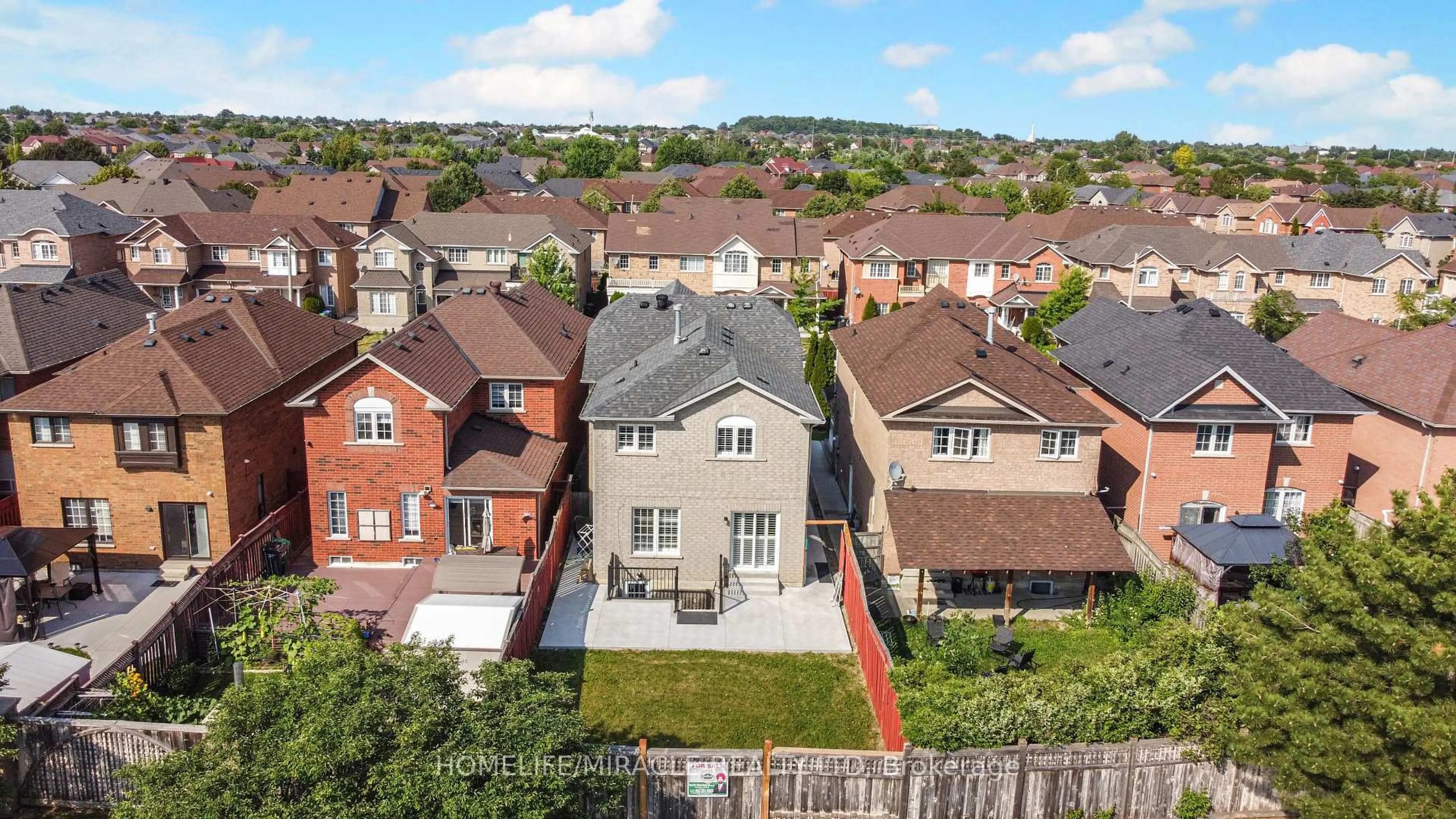 A pic from outside/outdoor area/front of a property/back of a property/a pic from drone, unknown for 75 Blue Whale Blvd, Brampton Ontario L6R 2M1