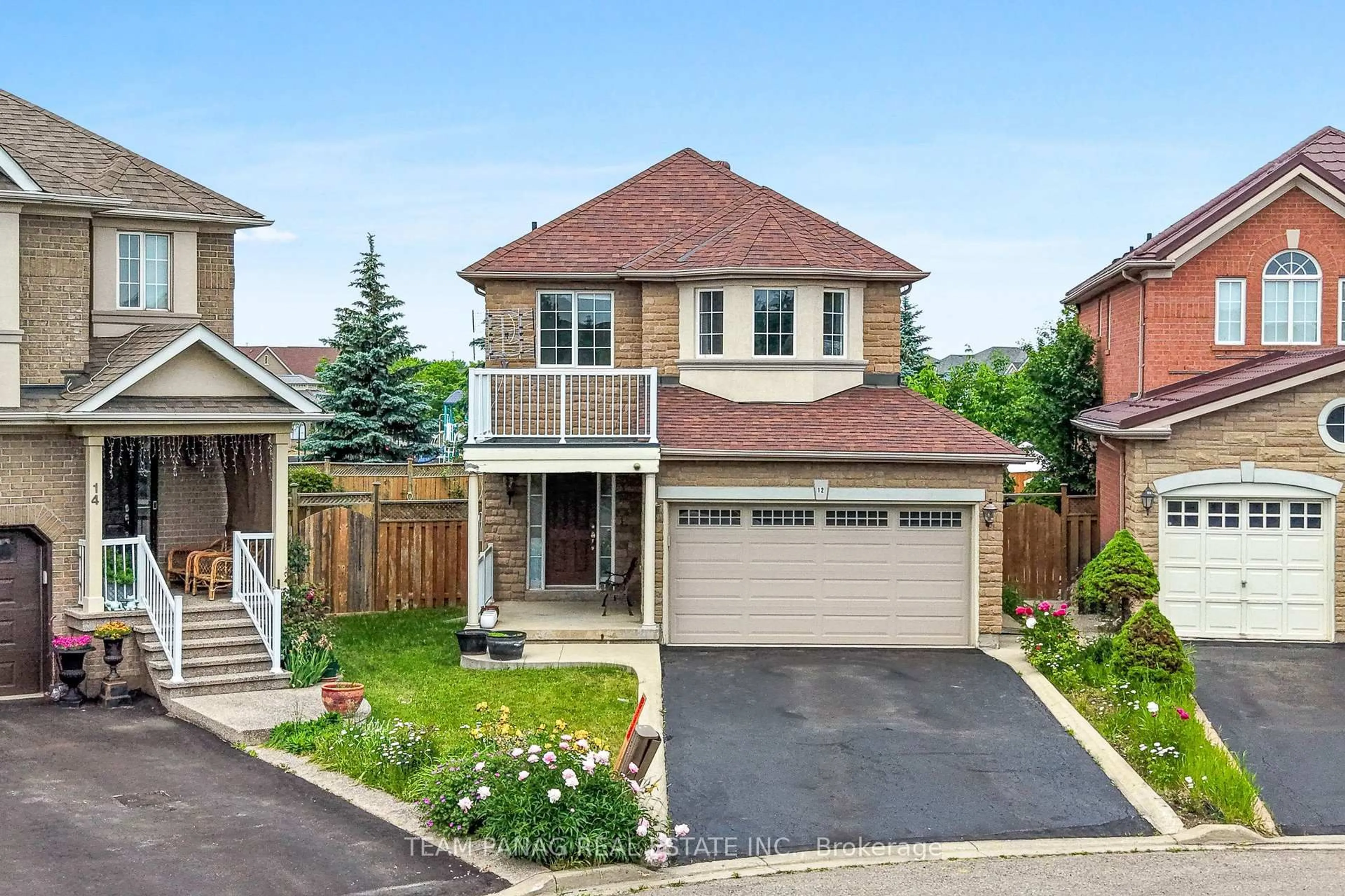 Home with brick exterior material, street for 12 Stirrup Crt, Brampton Ontario L6X 4Y1