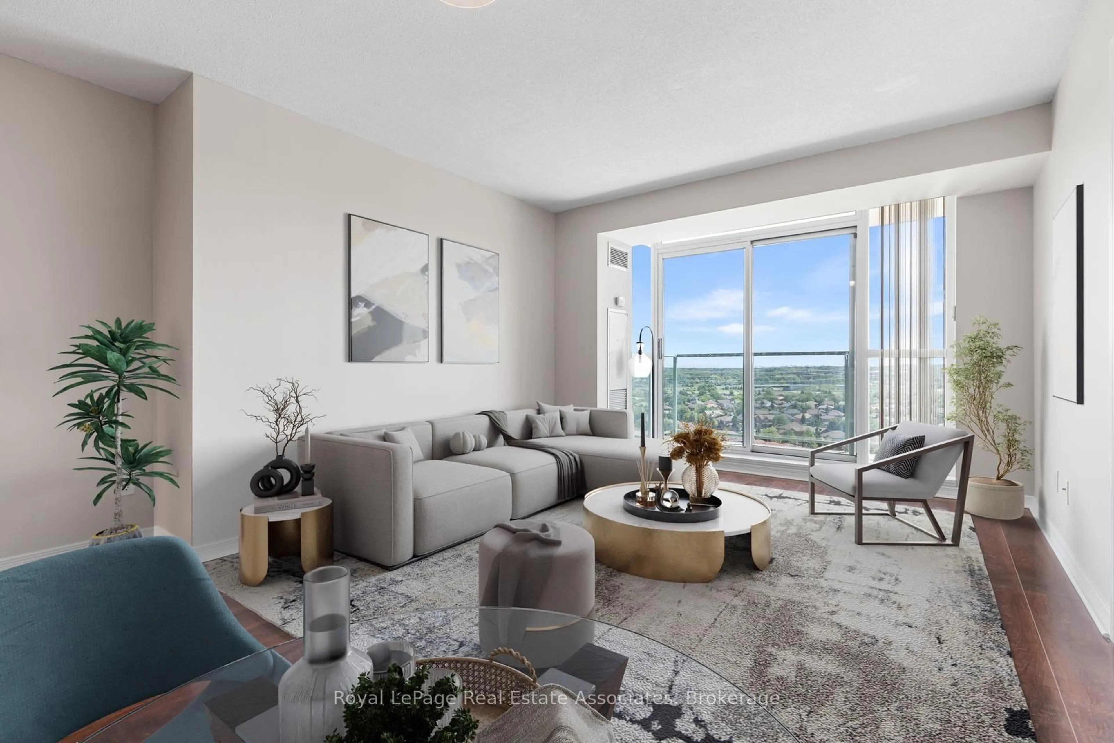 Living room with furniture, unknown for 4889 Kimbermount Ave #1707, Mississauga Ontario L5M 7R9