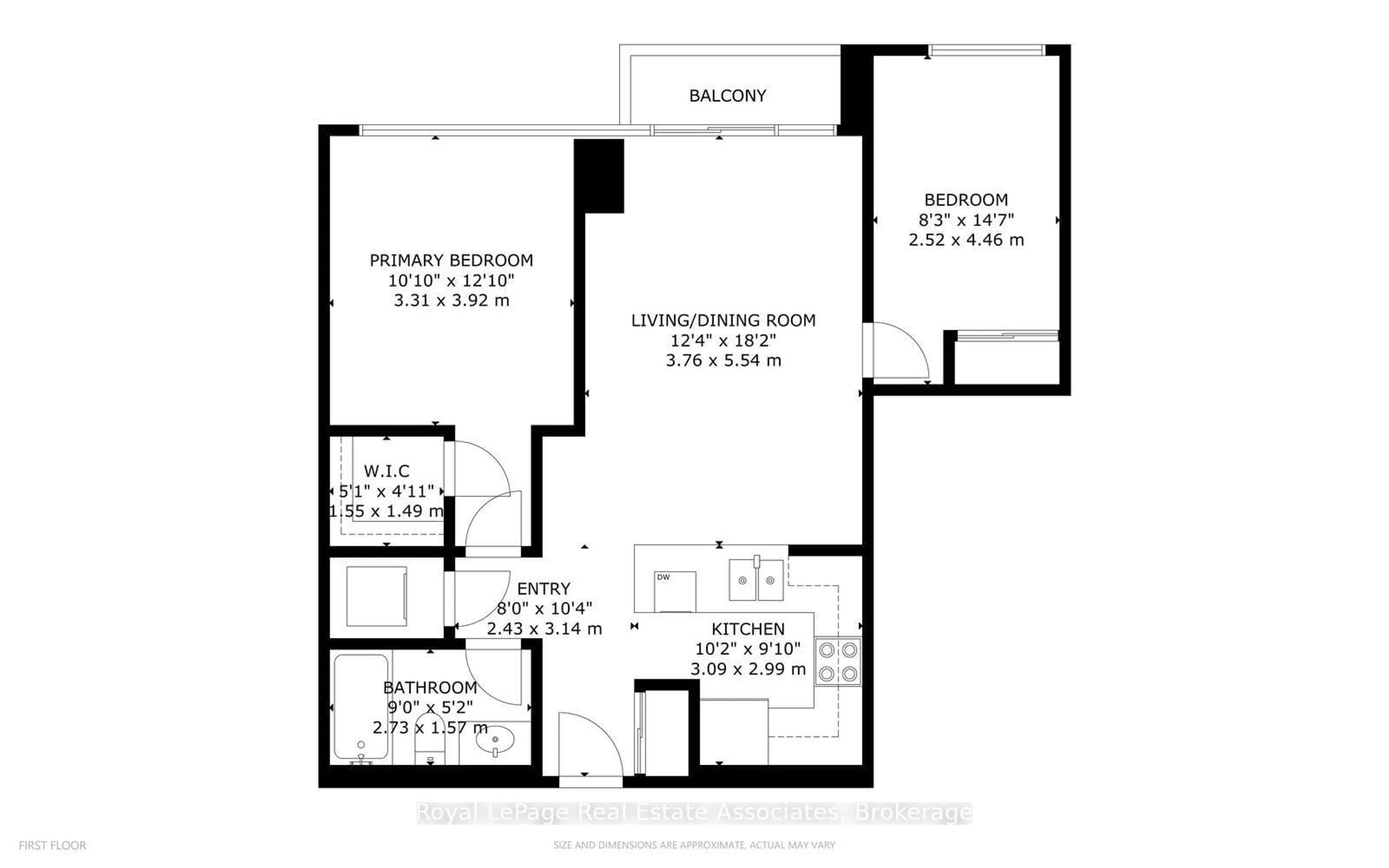 Floor plan for 4889 Kimbermount Ave #1707, Mississauga Ontario L5M 7R9