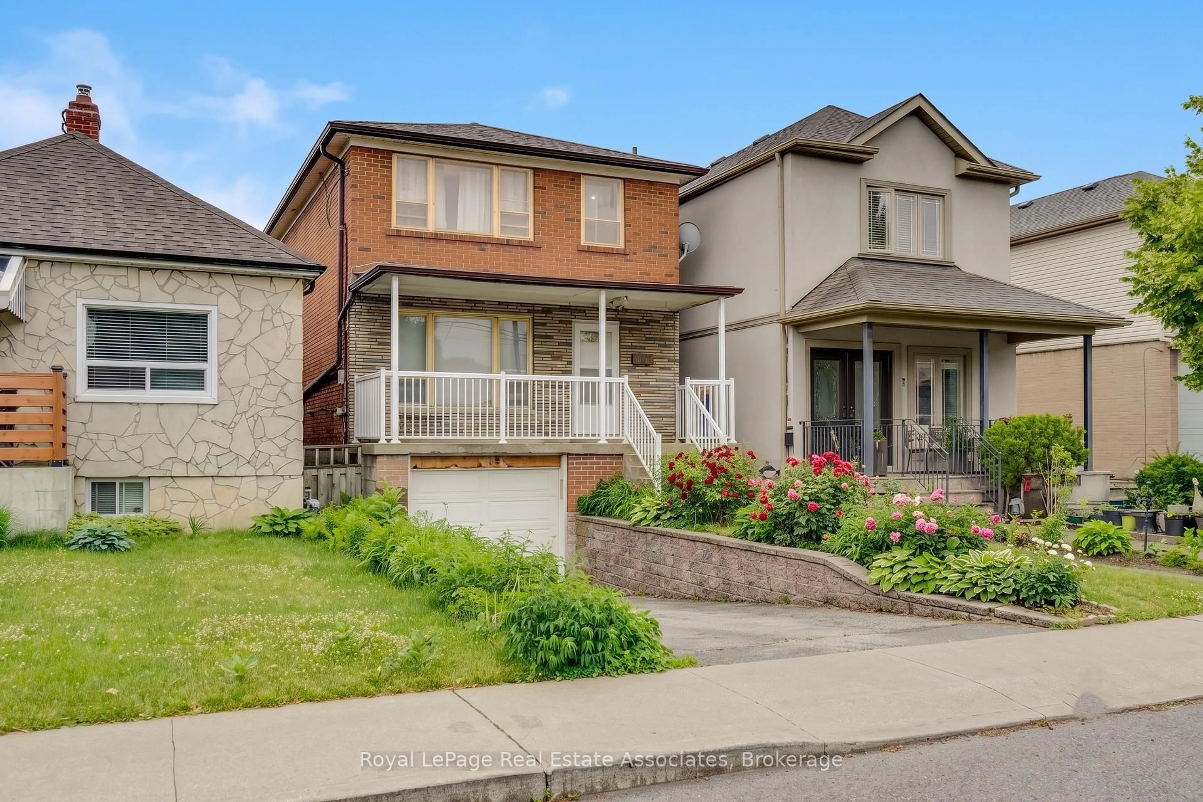 Home with brick exterior material, street for 5 Homeview Ave, Toronto Ontario M6N 1S9