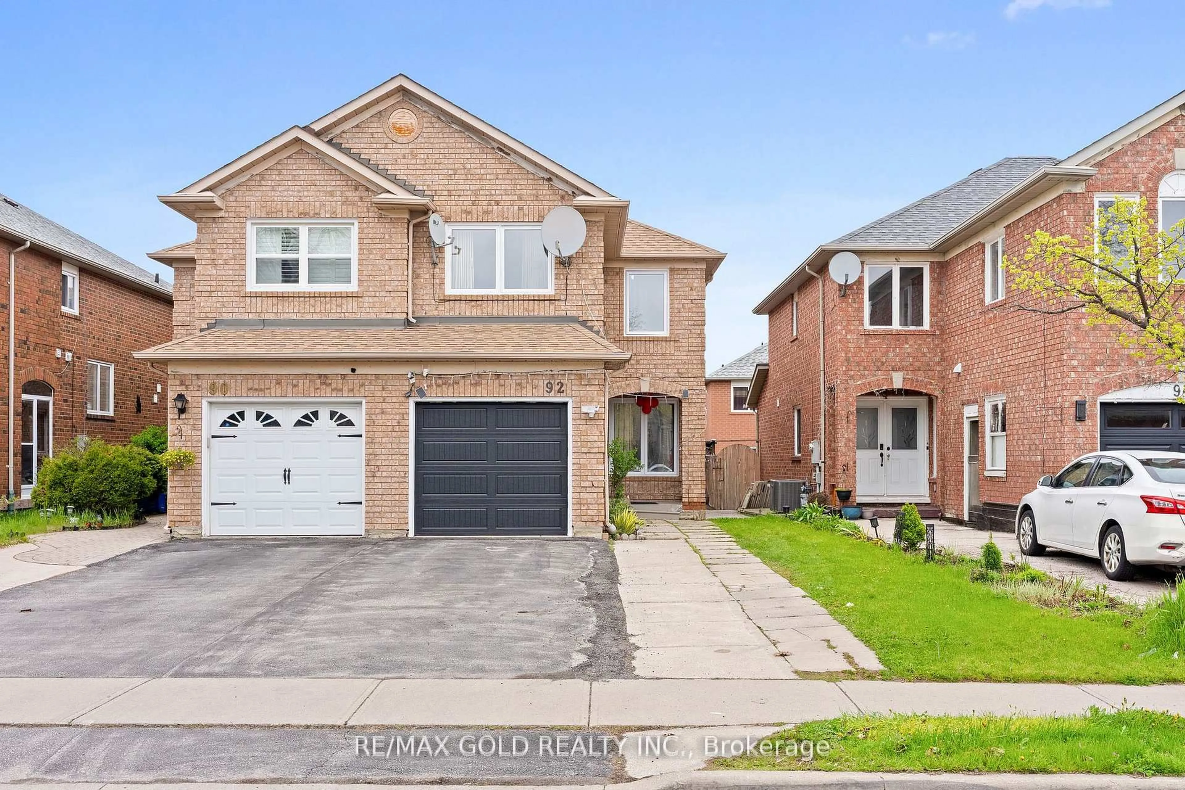 Home with brick exterior material, street for 92 Dandelion Rd, Brampton Ontario L6R 1Y1