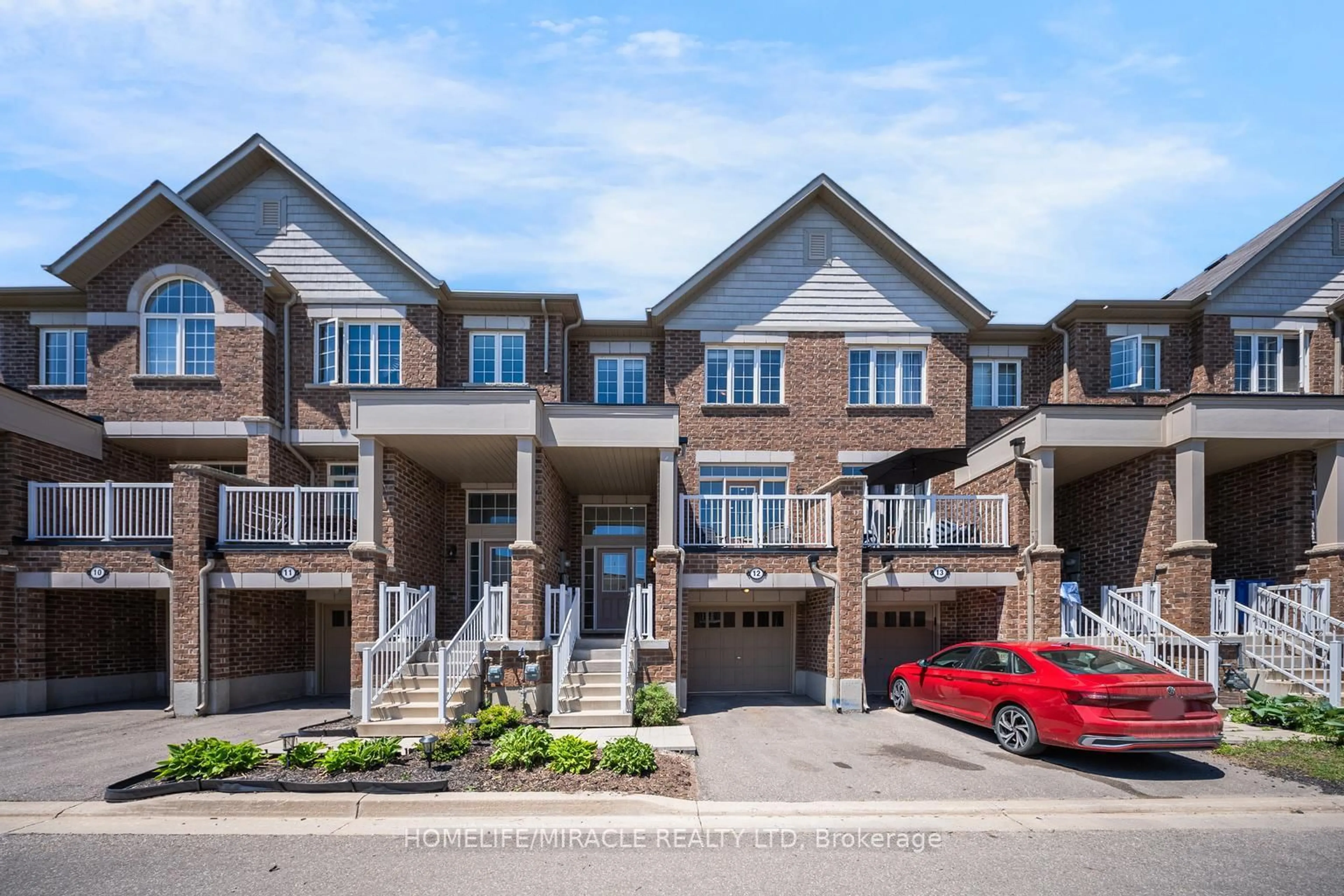 Home with brick exterior material, street for 172 Parkinson Cres #12, Orangeville Ontario L9W 4K3