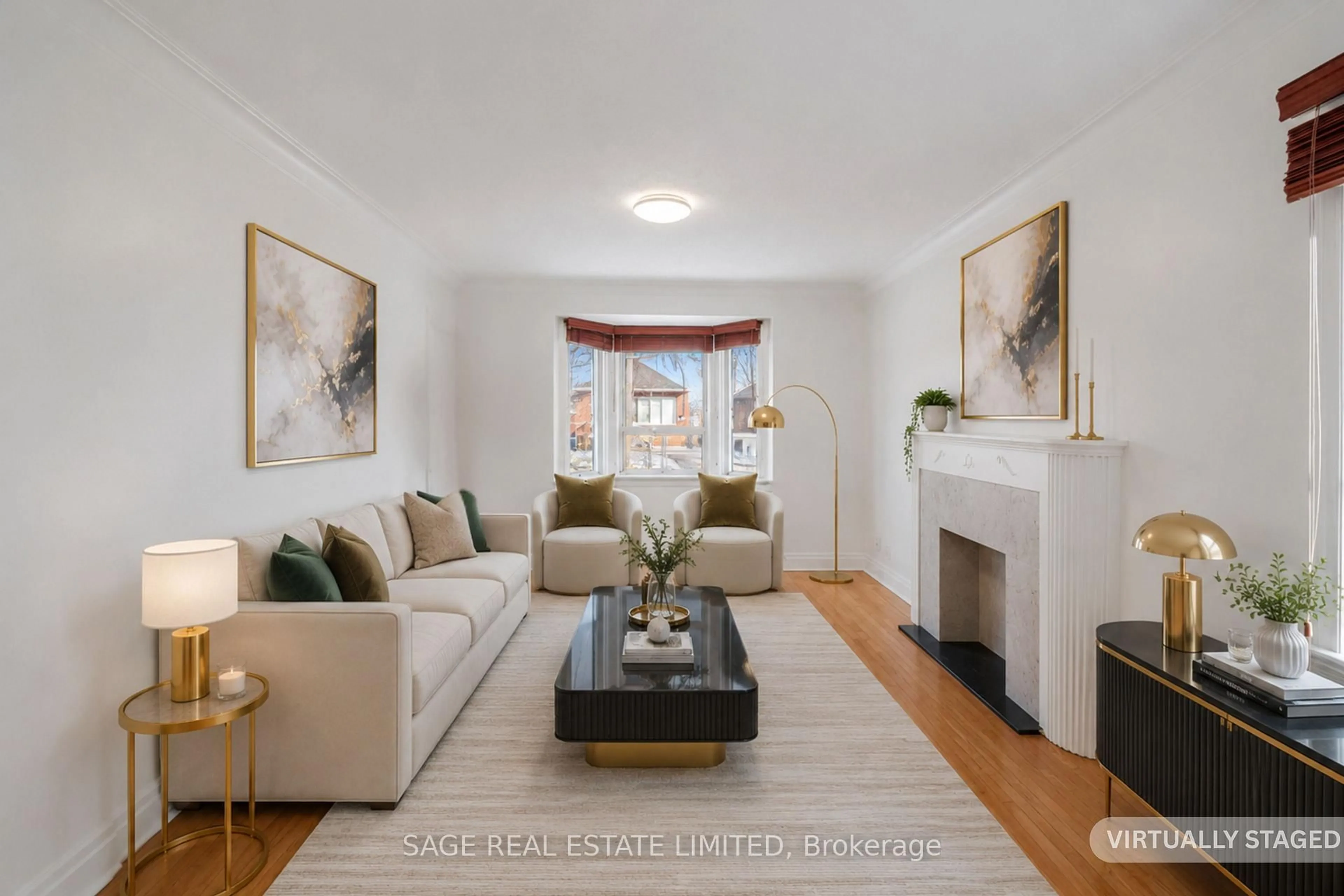 Living room with furniture, unknown for 521 Glen Park Ave, Toronto Ontario M6B 2G2