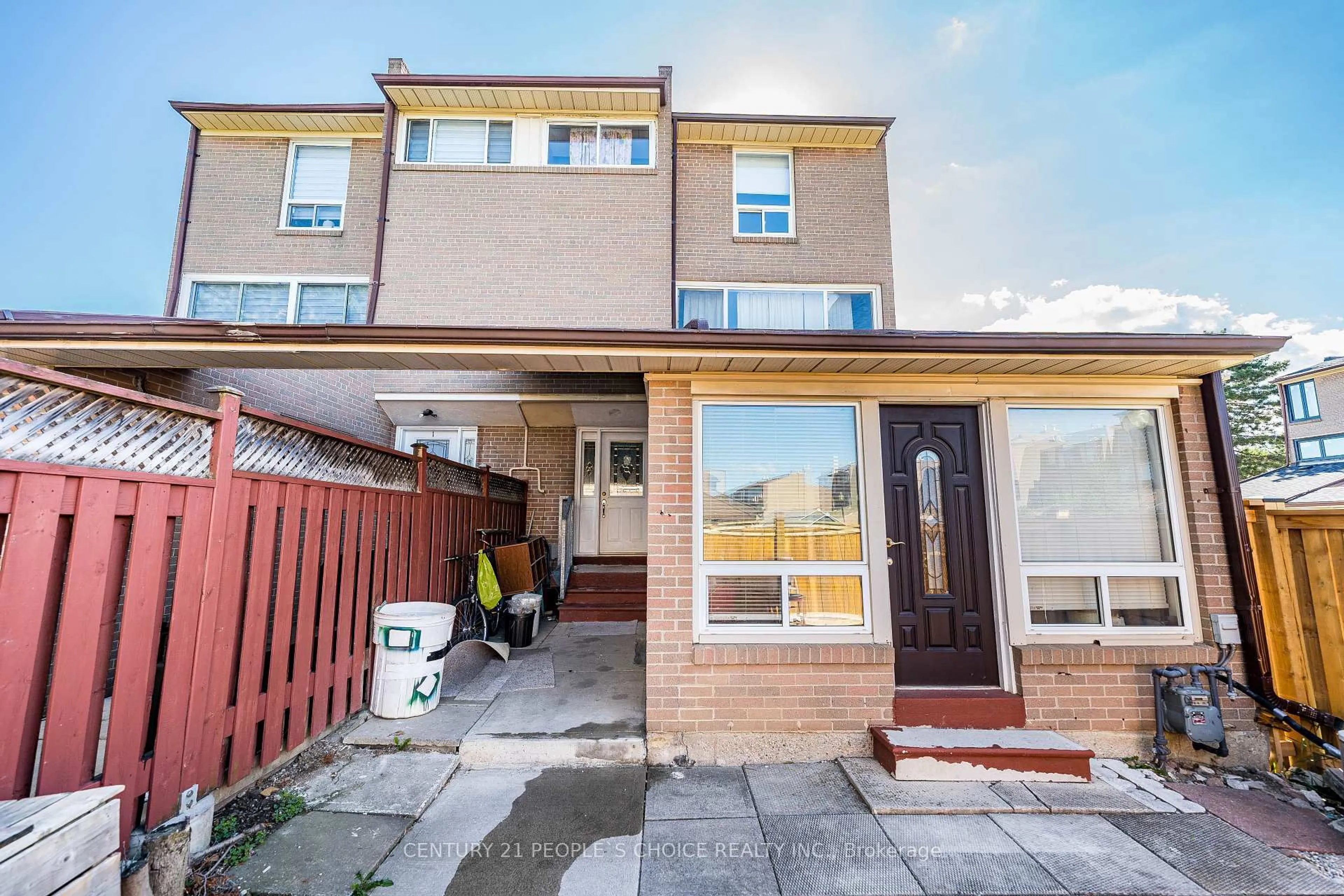 A pic from outside/outdoor area/front of a property/back of a property/a pic from drone, street for 242 John Garland Blvd #2, Toronto Ontario M9V 1N8