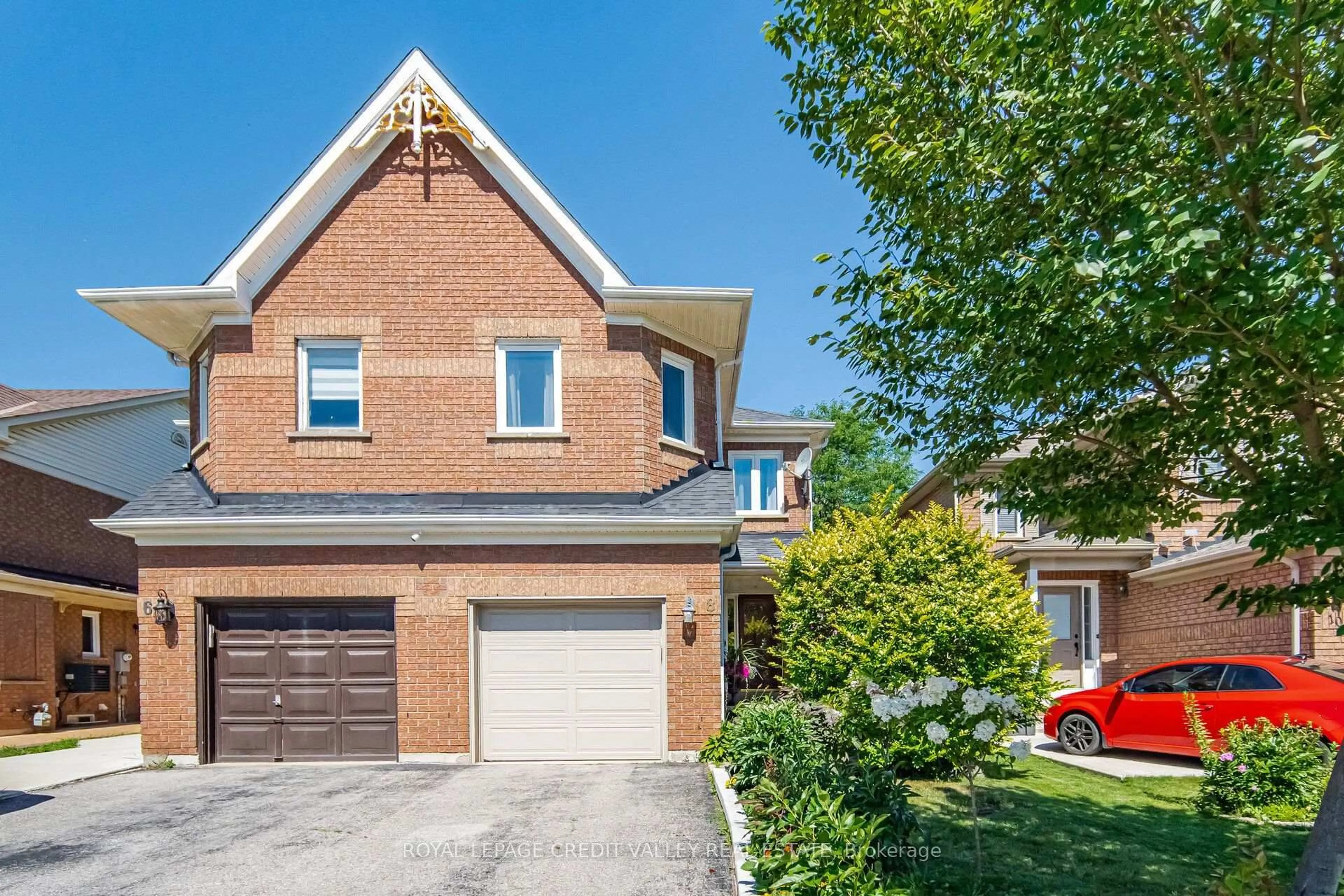 Home with brick exterior material, street for 8 Pressed Brick Dr, Brampton Ontario L6V 4K8