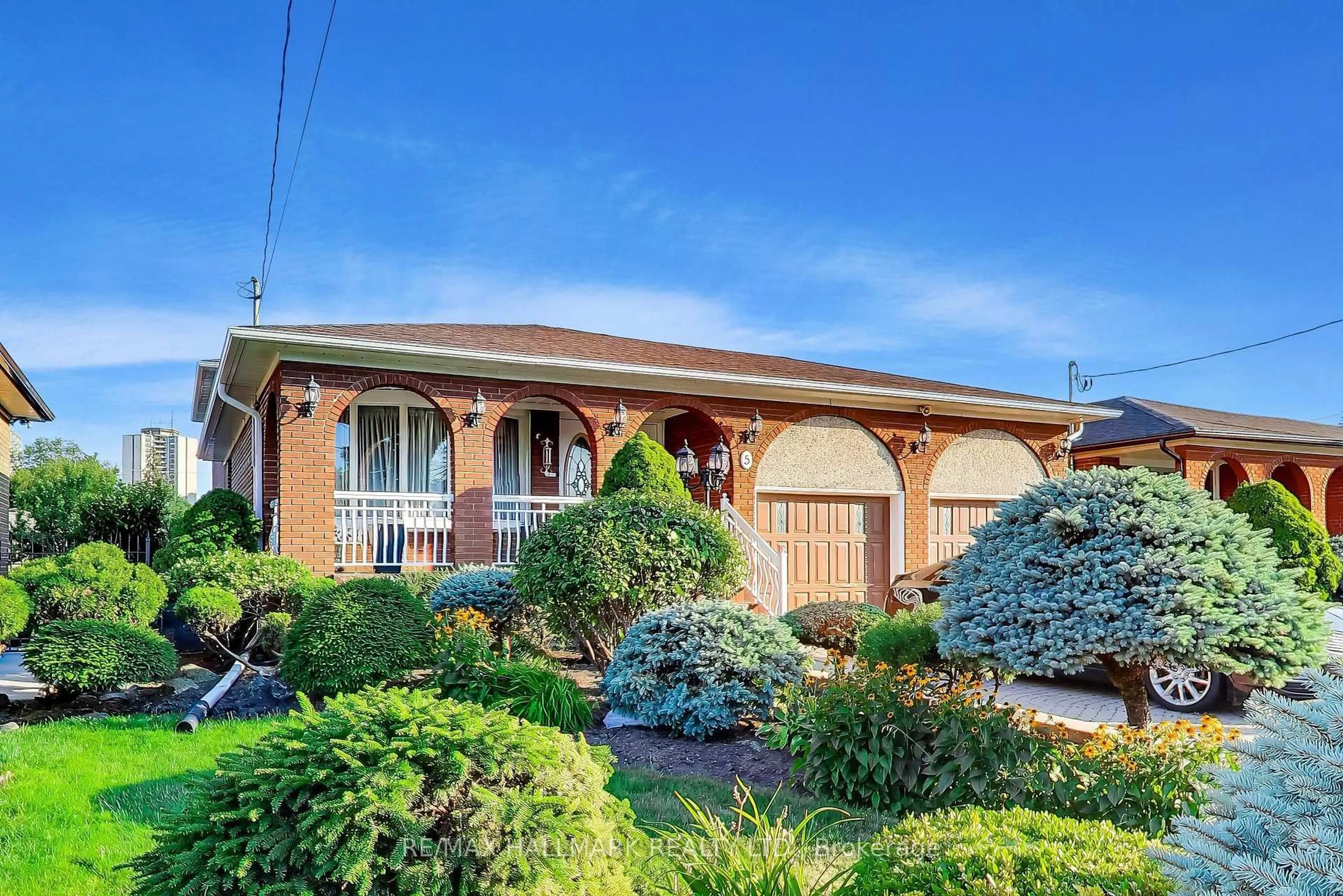 Home with brick exterior material, street for 5 Byworth Blvd, Toronto Ontario M9R 1W7