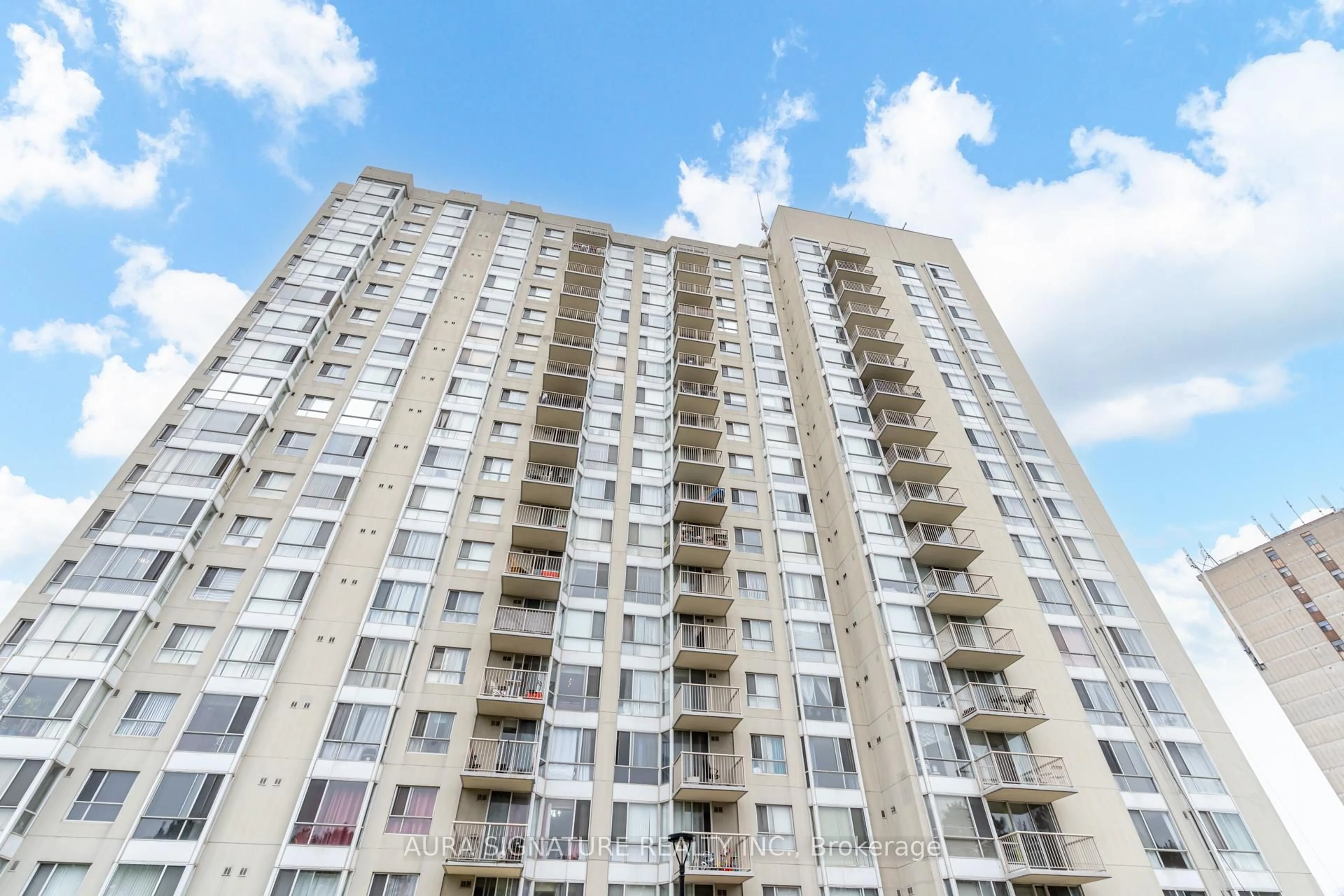Balcony in the apartment, building for 3077 Weston Rd #401, Toronto Ontario M9M 3A1