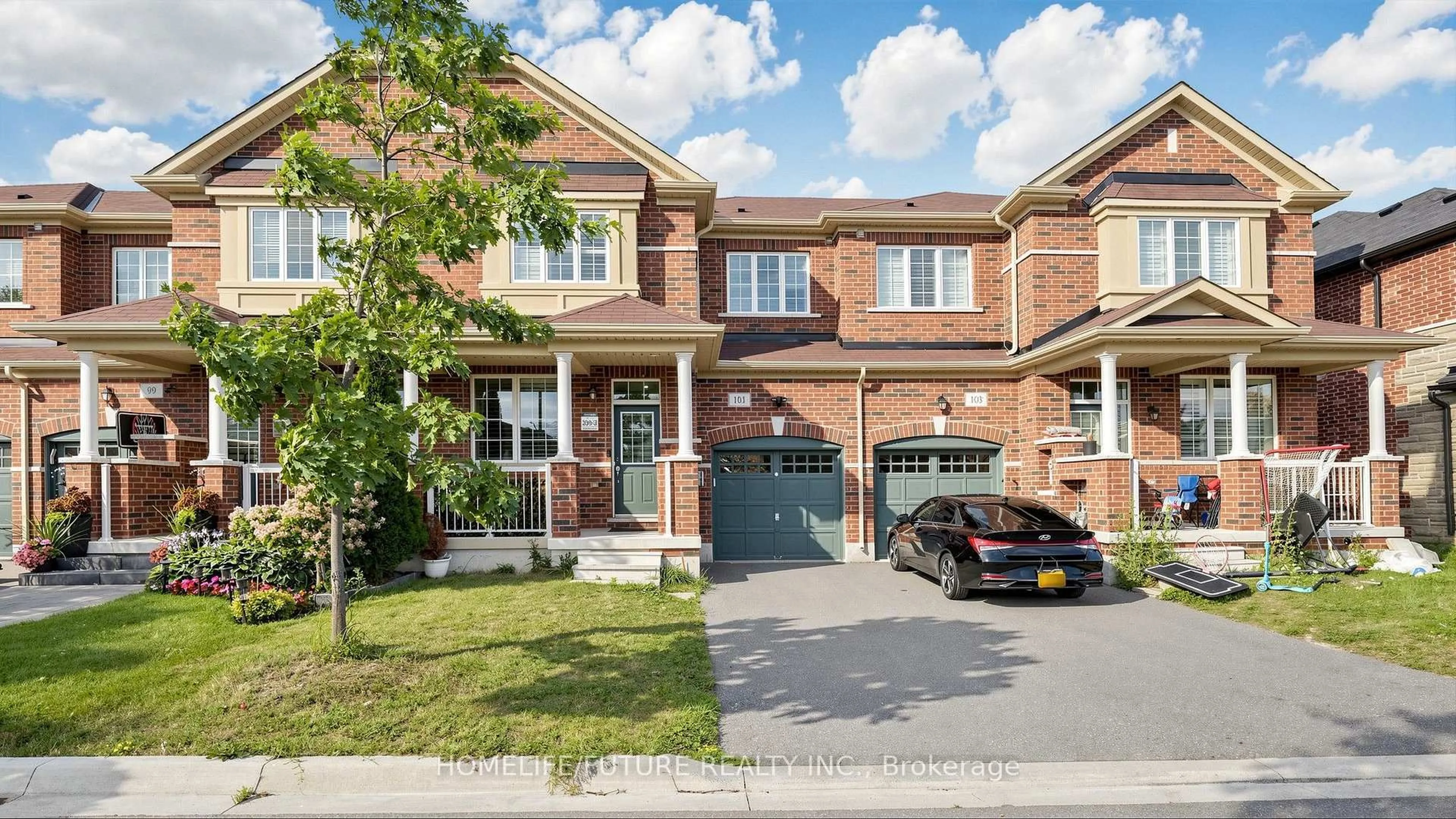 Home with brick exterior material, street for 101 Bronson Terr, Milton Ontario L9E 1G9