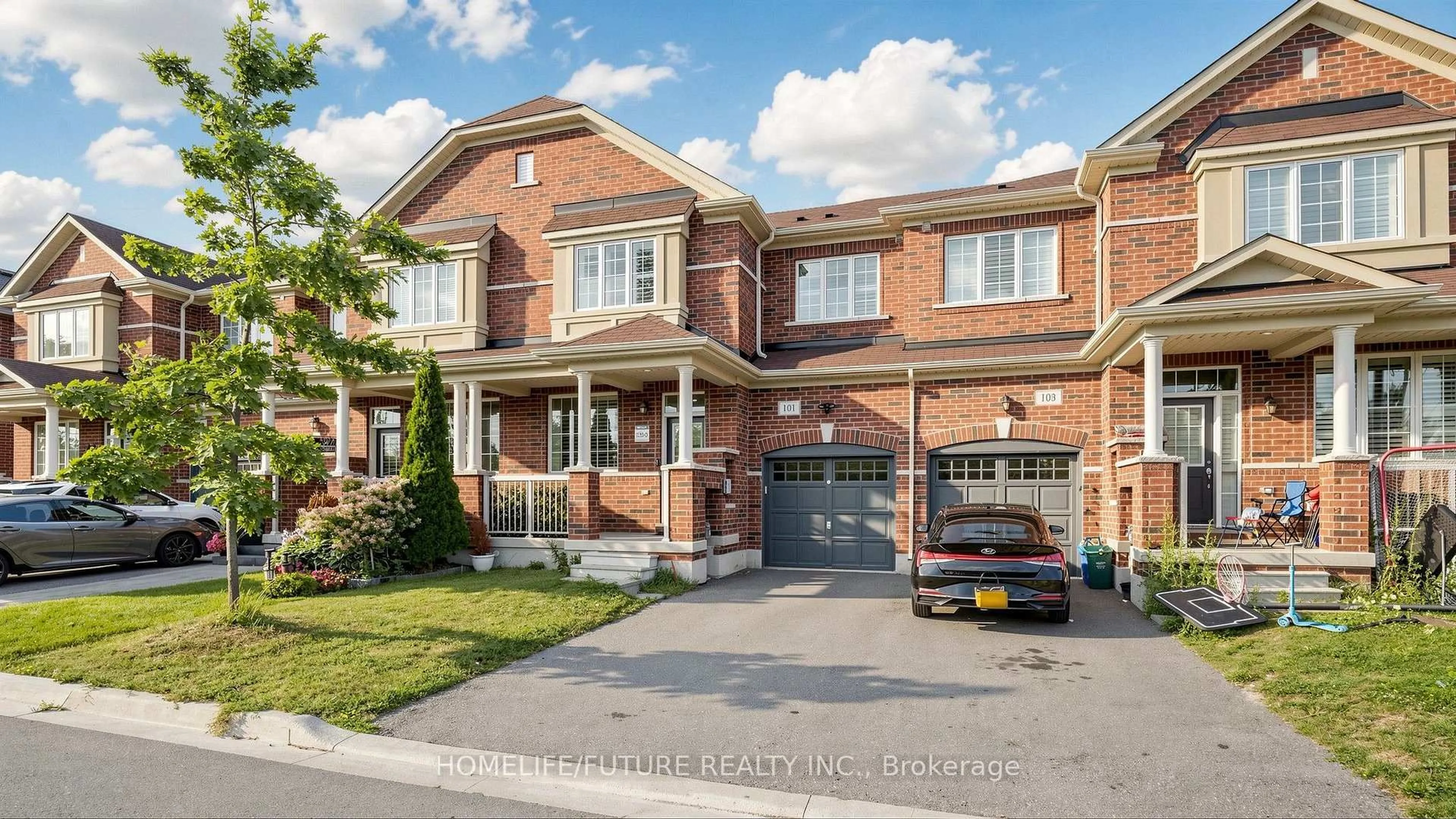Home with brick exterior material, street for 101 Bronson Terr, Milton Ontario L9E 1G9