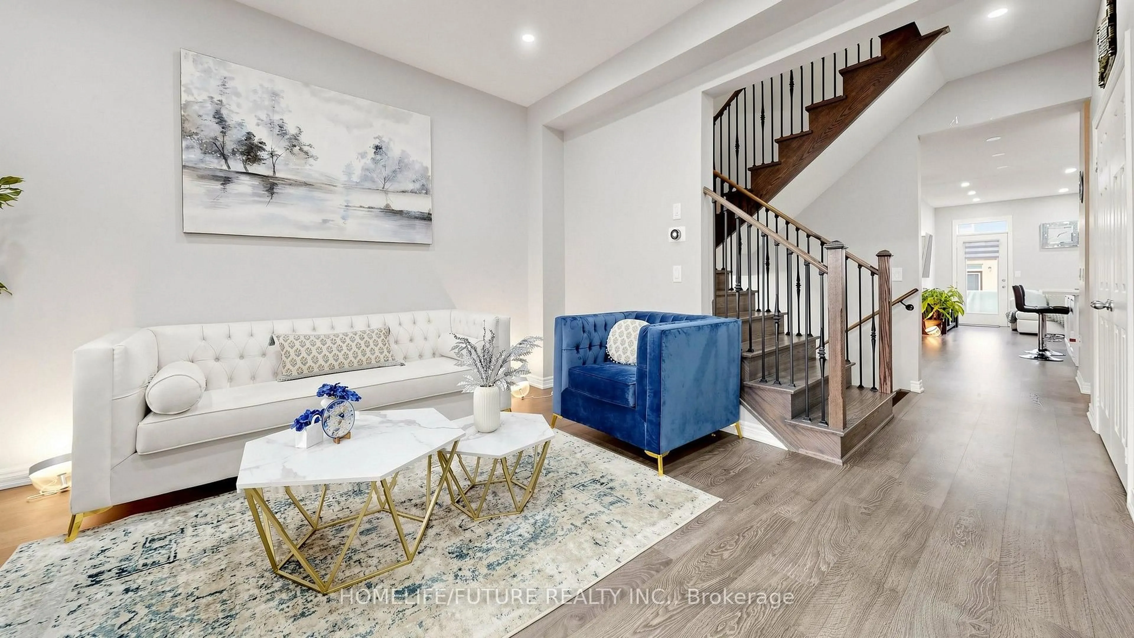 Living room with furniture, unknown for 101 Bronson Terr, Milton Ontario L9E 1G9