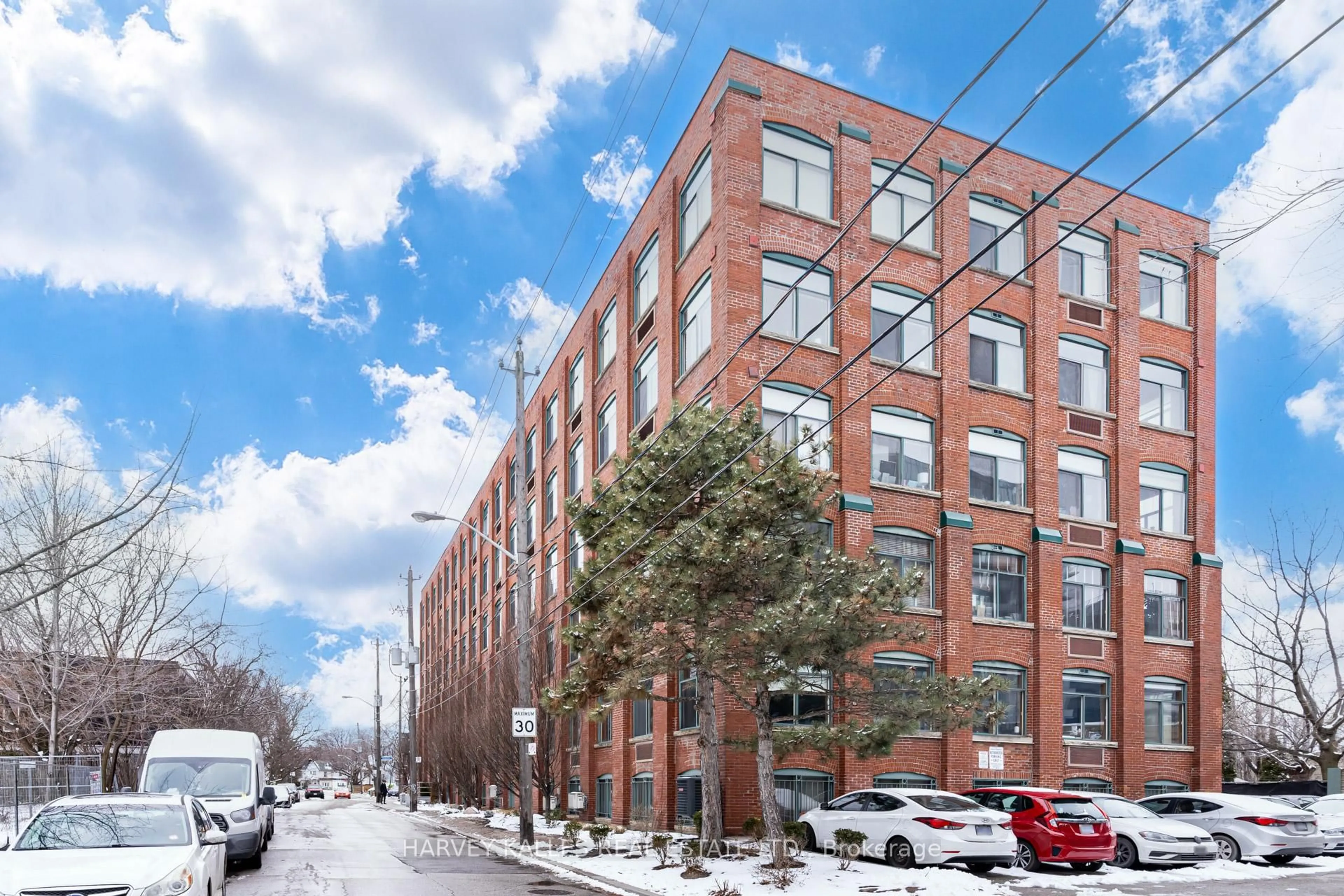 Home with brick exterior material, building for 24 Noble St #304, Toronto Ontario M6K 2C8