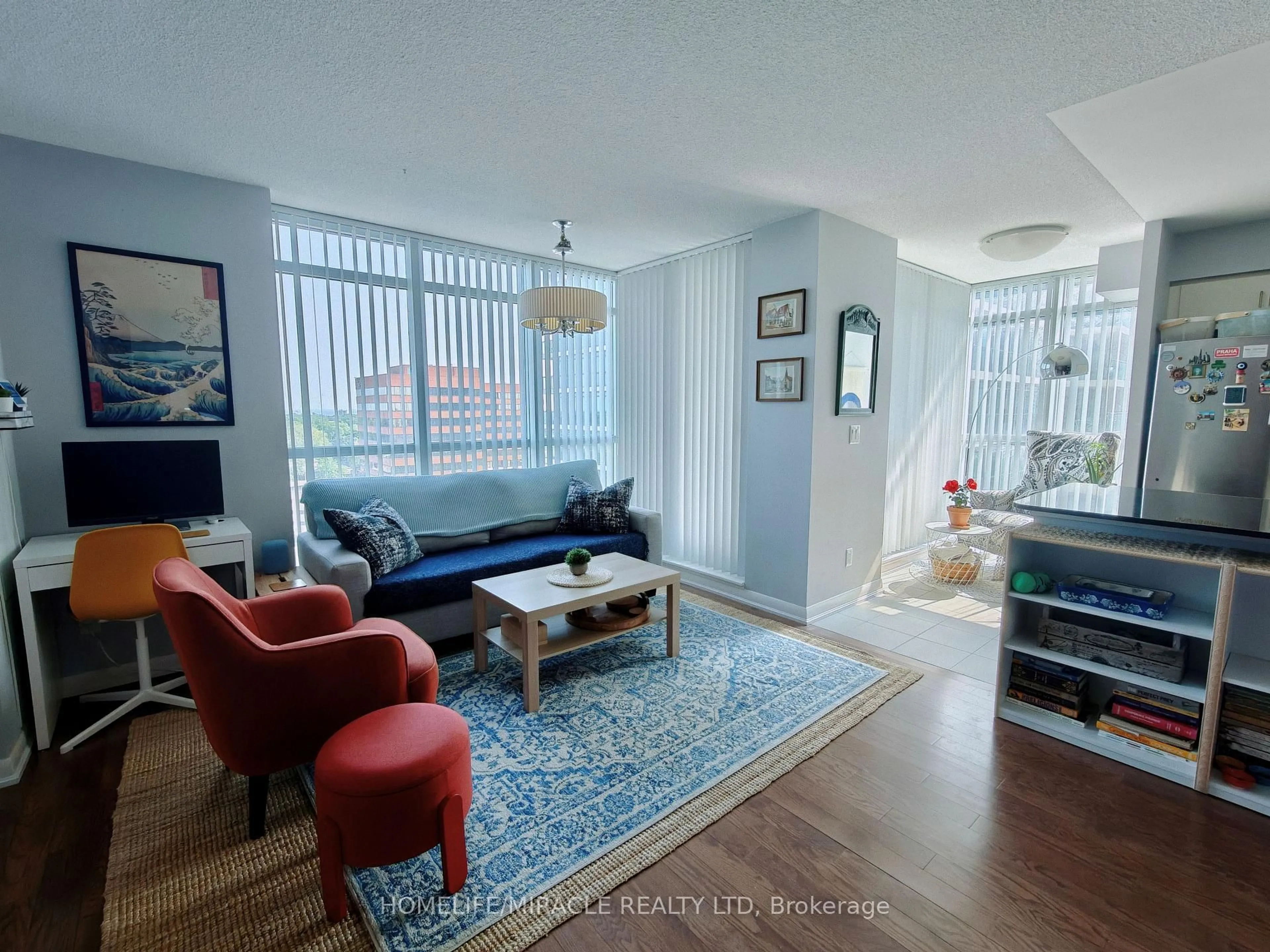 Living room with furniture, unknown for 205 Sherway Gardens Rd #1010, Toronto Ontario M9C 0A5