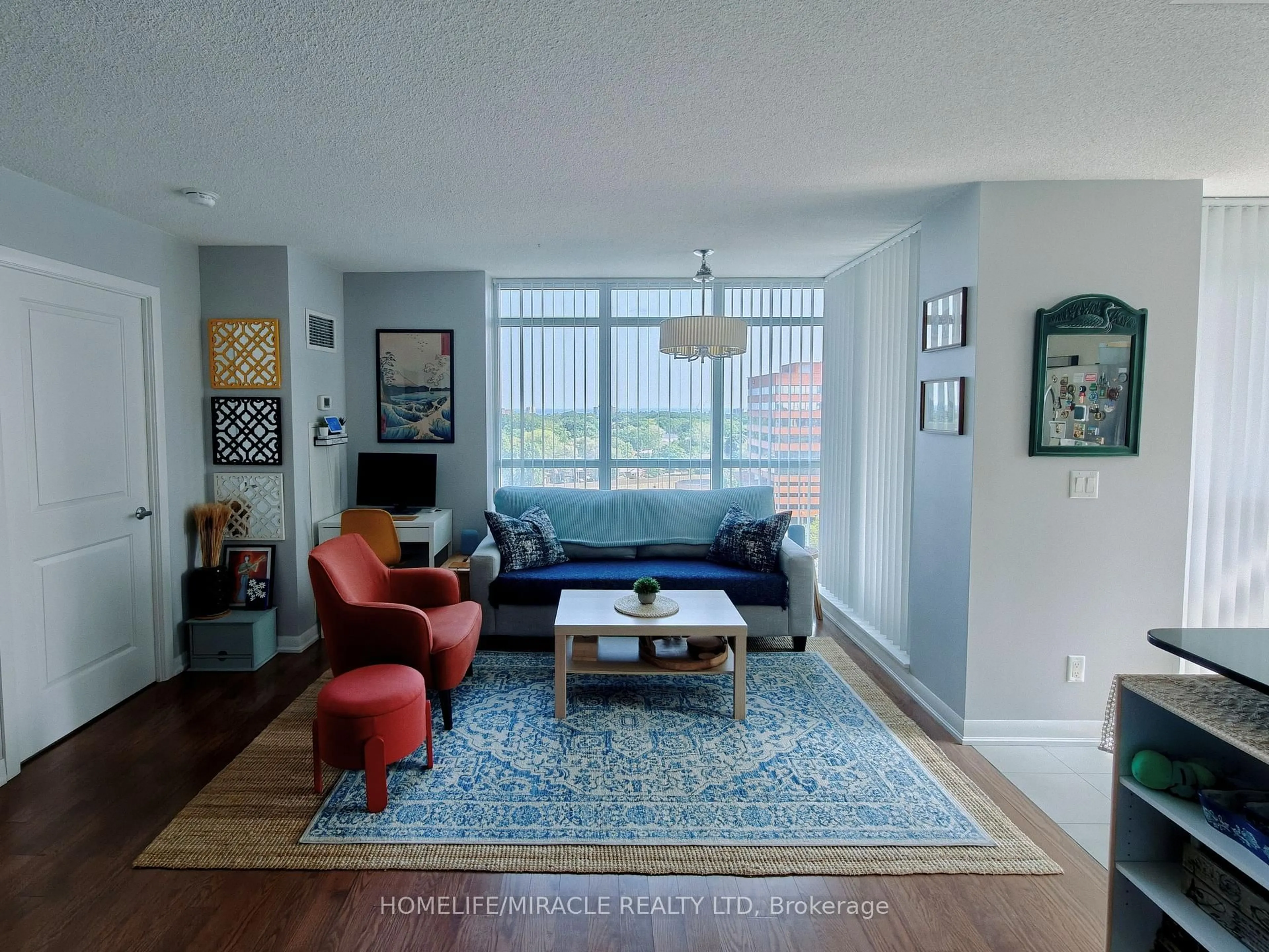 Living room with furniture, unknown for 205 Sherway Gardens Rd #1010, Toronto Ontario M9C 0A5