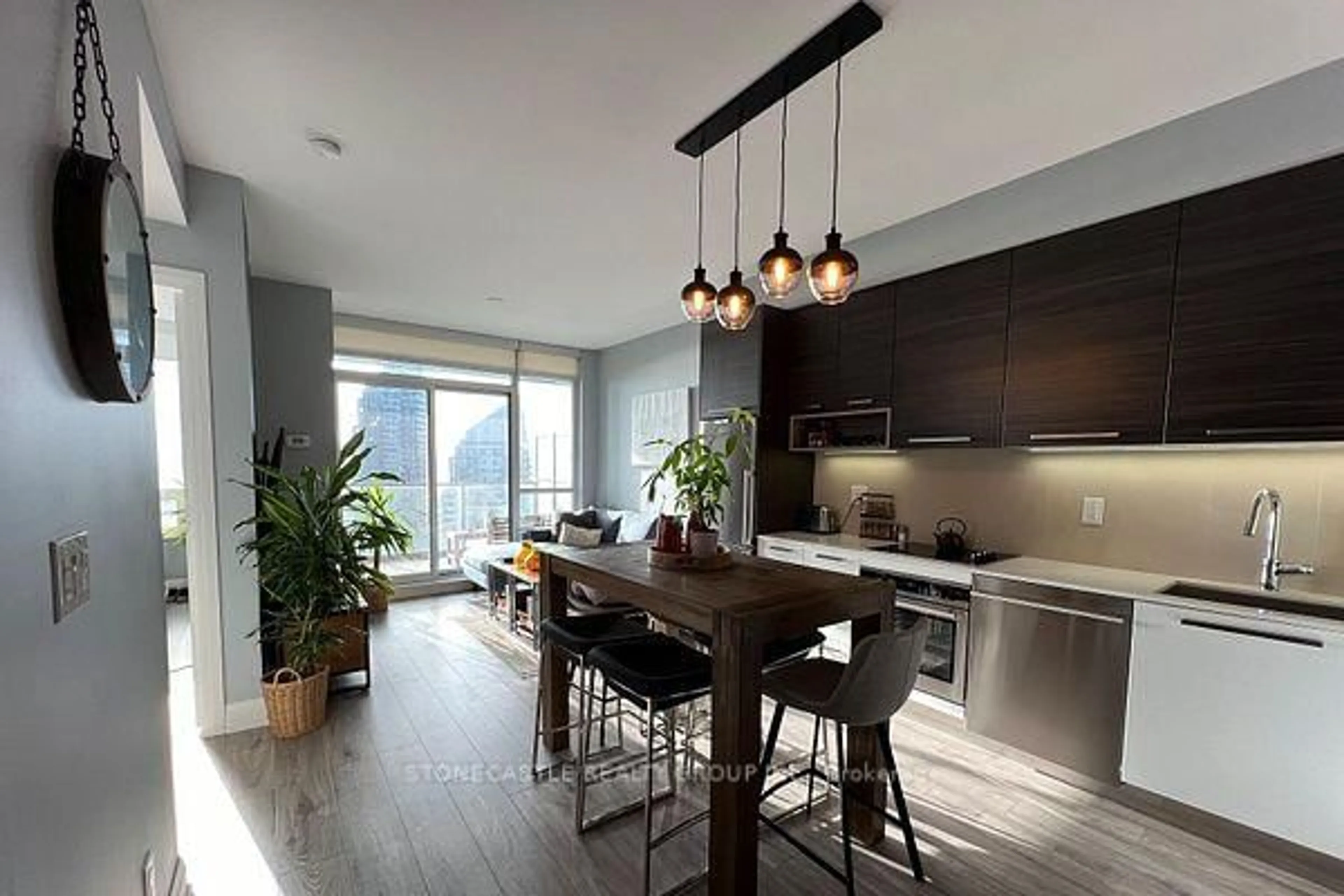 Open concept kitchen, unknown for 36 Park Lawn Rd #2401, Toronto Ontario M8V 0E5