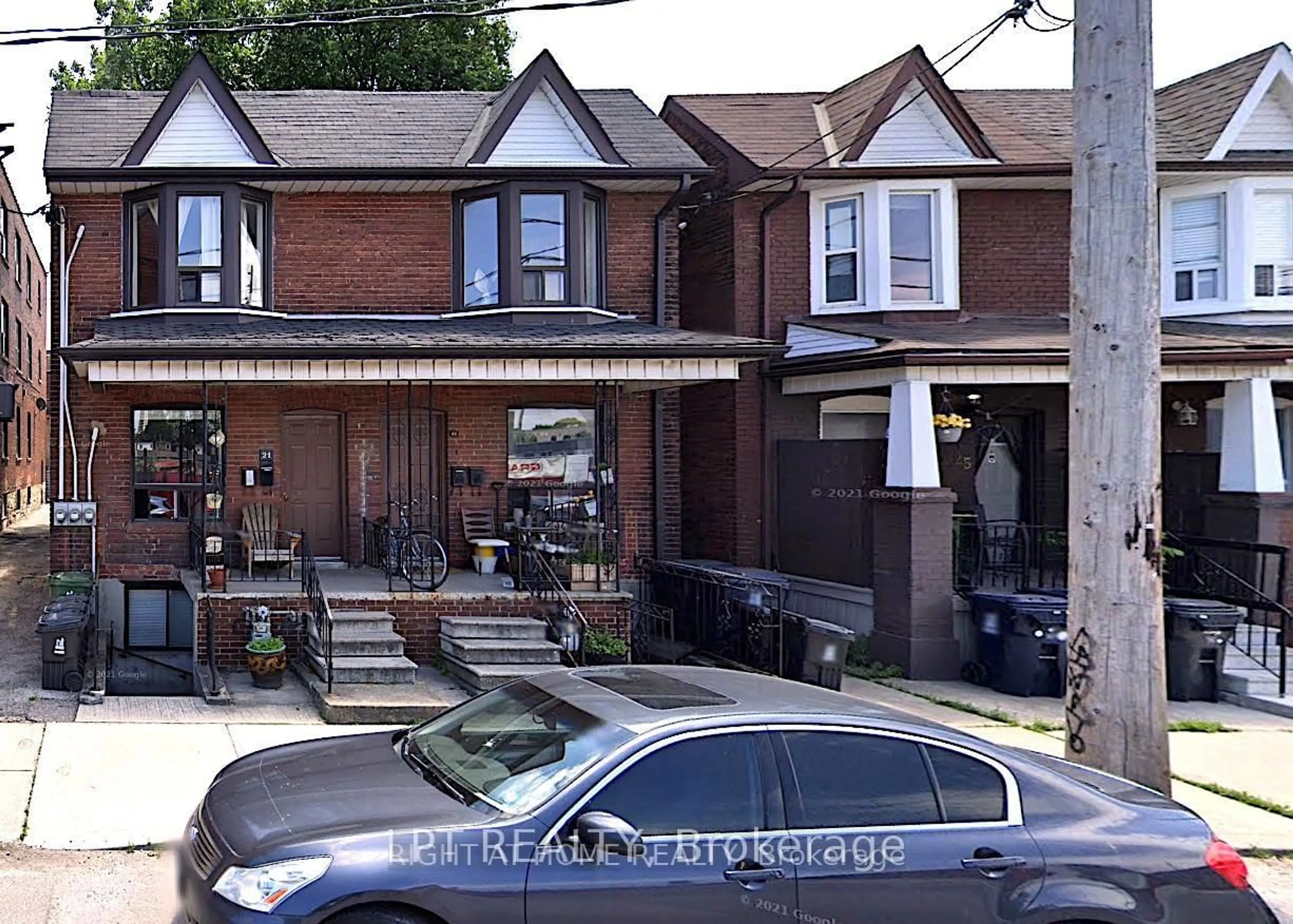 Home with brick exterior material, street for 21 Paton Rd, Toronto Ontario M6H 1R7