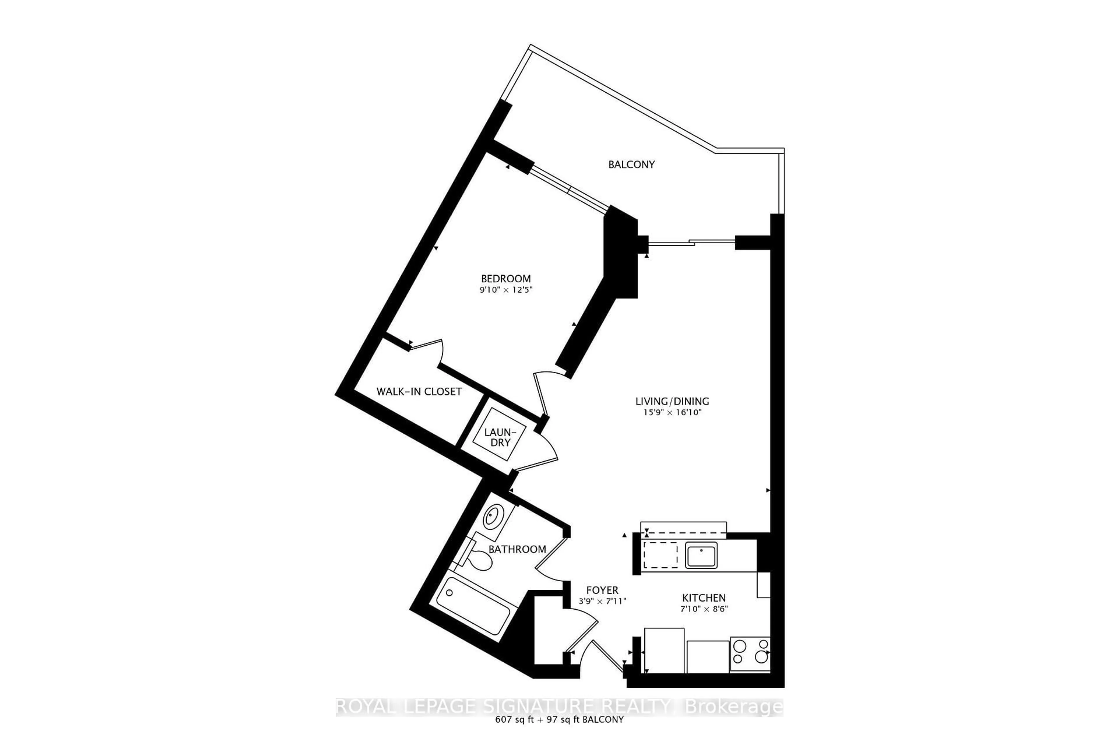 Floor plan for 700 Humberwood Blvd #2422, Toronto Ontario M9W 7J4