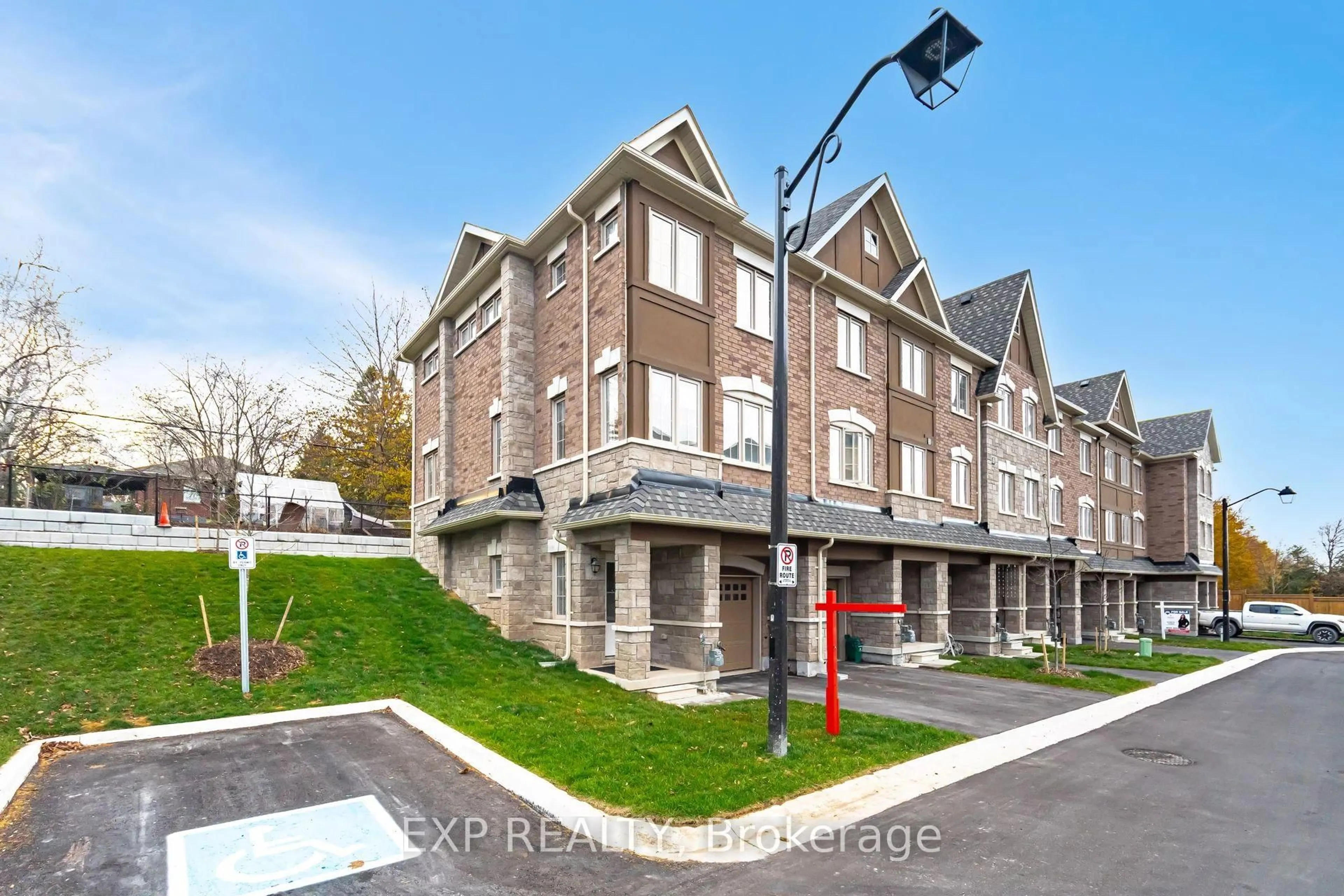 A pic from outside/outdoor area/front of a property/back of a property/a pic from drone, street for 68 First St #24, Orangeville Ontario L9W 2E4
