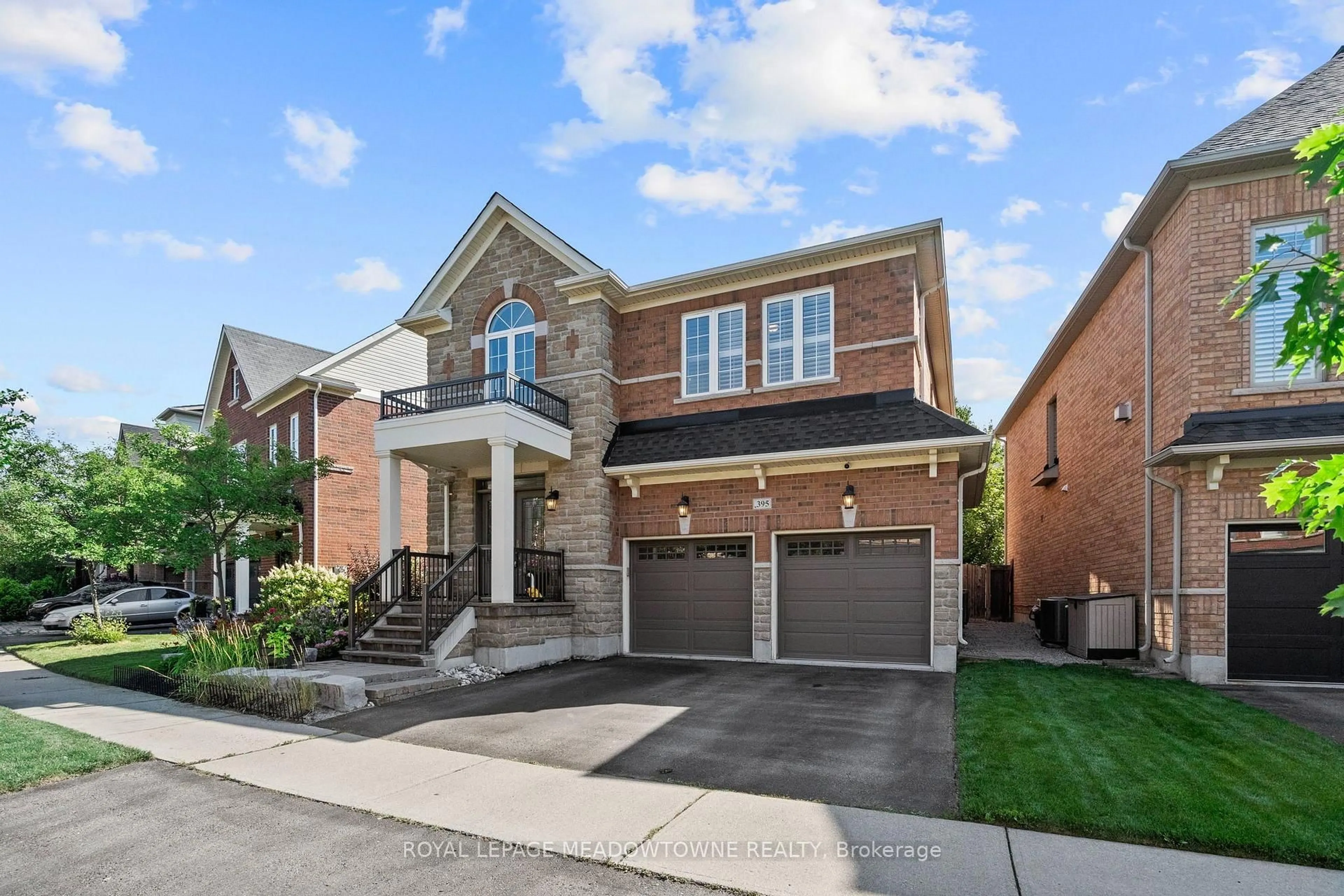 Home with brick exterior material, street for 395 Malboeuf Crt, Milton Ontario L9T 7Y3
