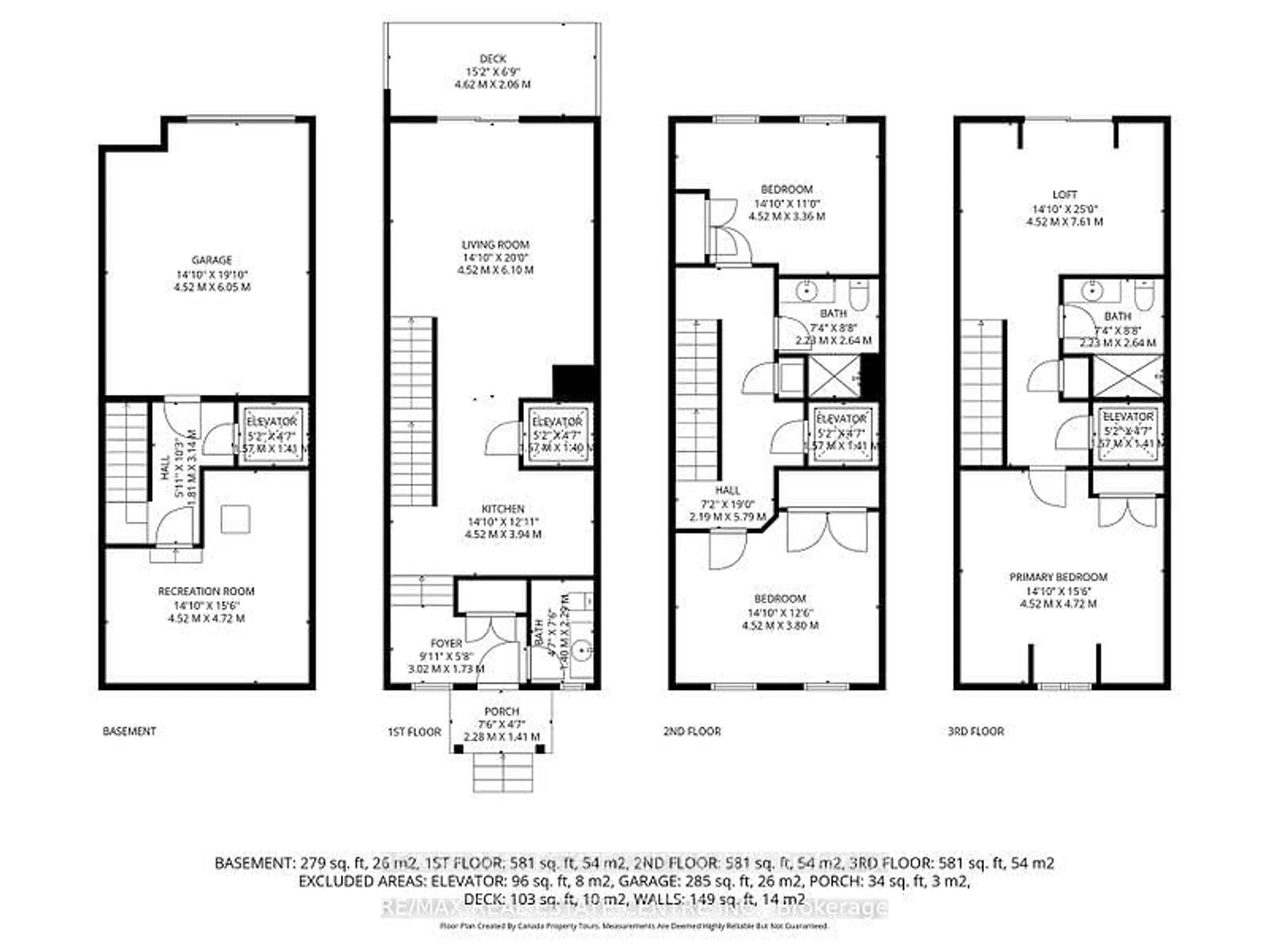 Floor plan for 19 James St, Halton Hills Ontario L7G 2H2