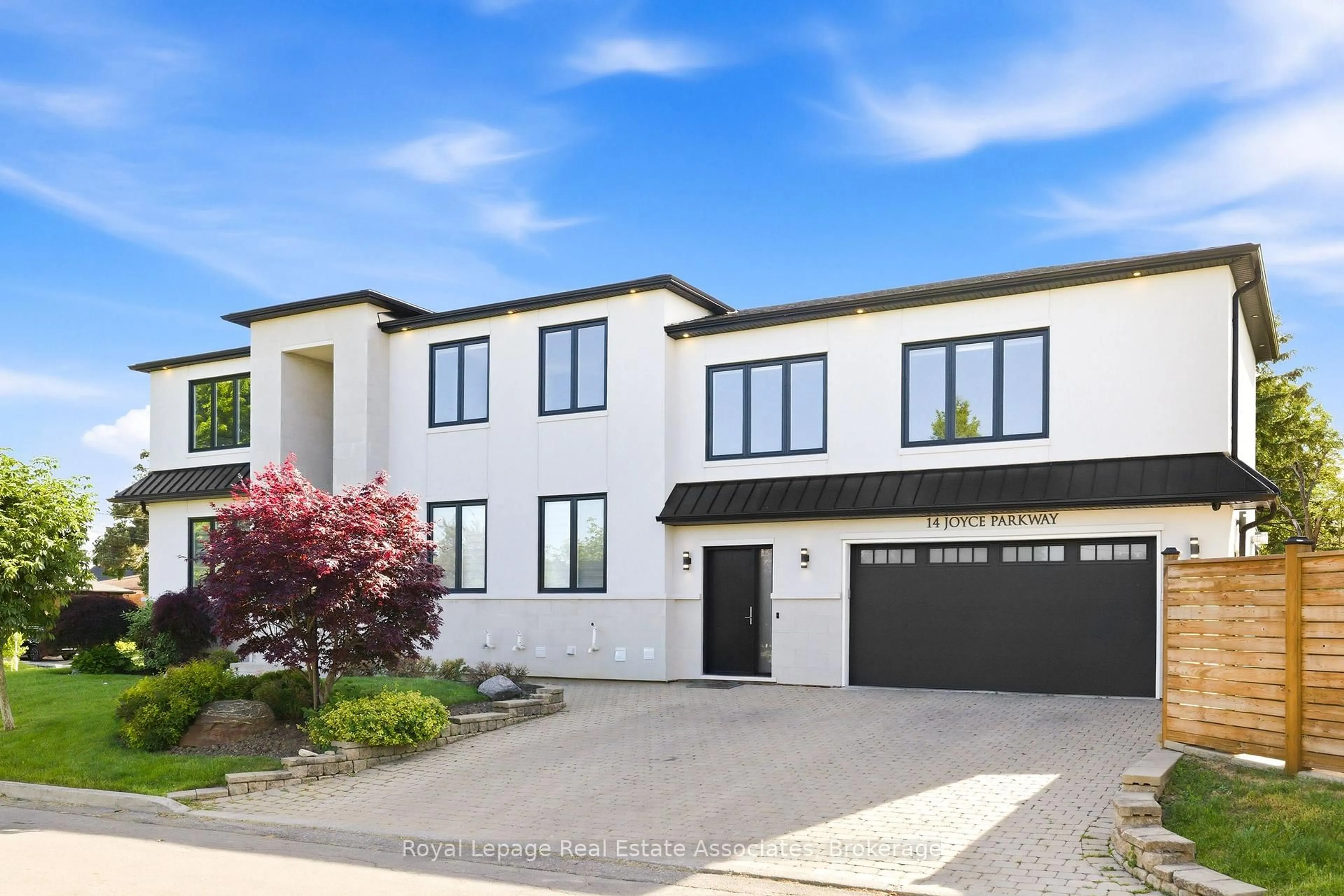 Home with vinyl exterior material, street for 14 Joyce Pkwy, Toronto Ontario M6B 2S9