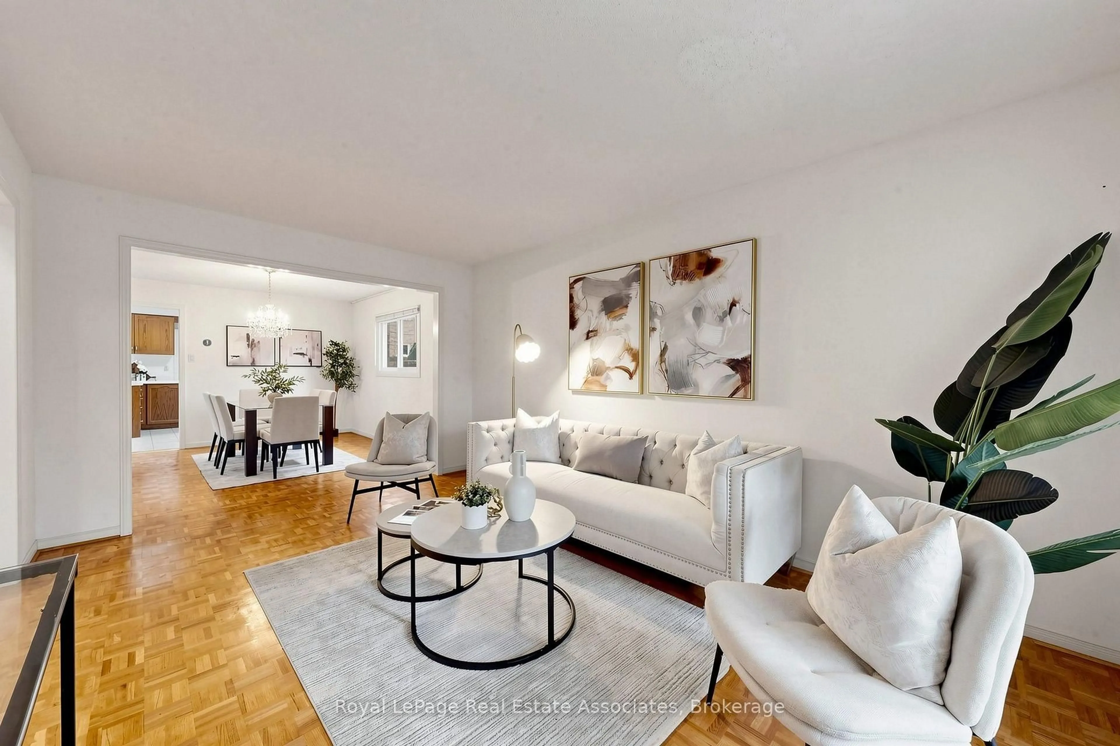 Living room with furniture, unknown for 9 Kingsplate Cres, Toronto Ontario M9W 6X6